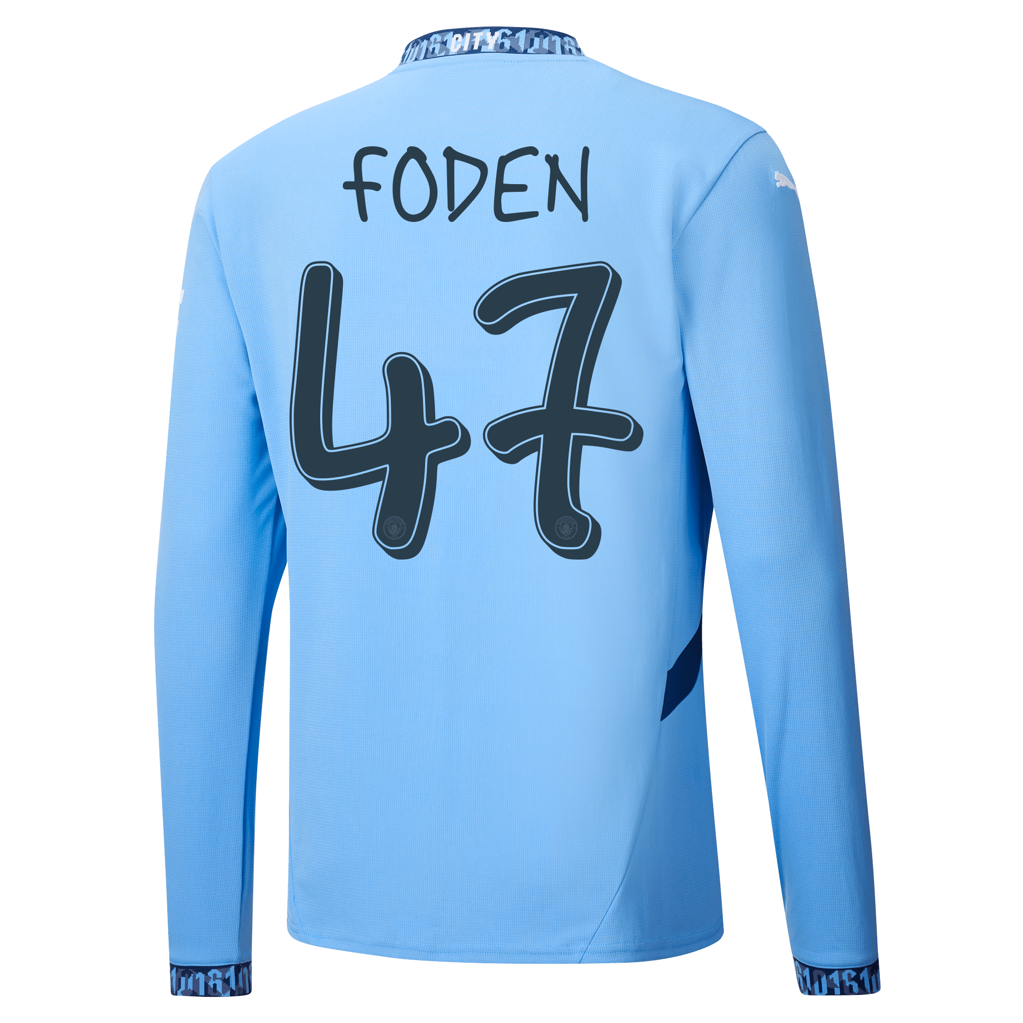manchester city heimtrikot langarm 202425 mit foden 47 aufdruck | Offizieller Manchester City Store
