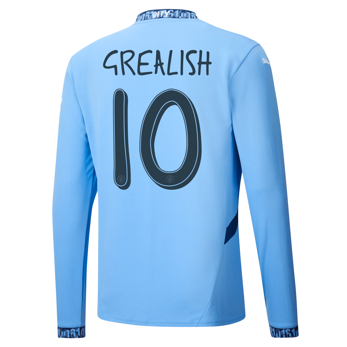 manchester city heimtrikot langarm 202425 mit grealish 10 aufdruck | Offizieller Manchester City Store