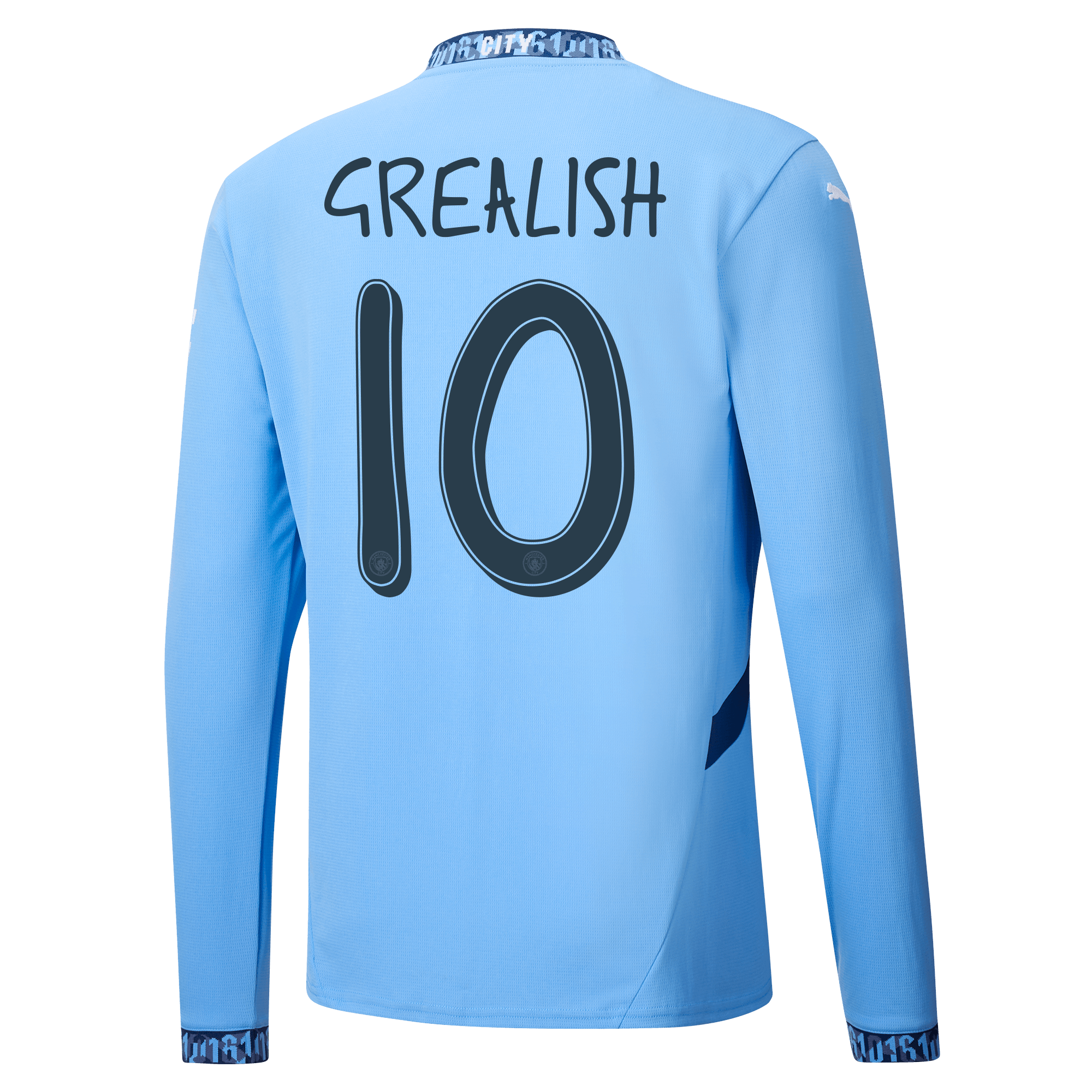 manchester city heimtrikot langarm 202425 mit grealish 10 aufdruck | Offizieller Manchester City Store