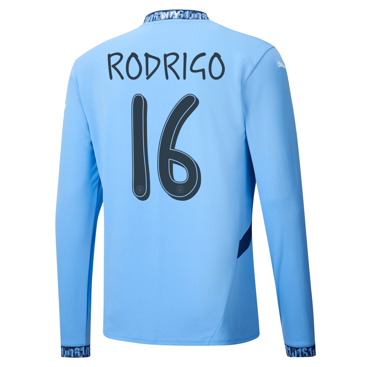 manchester city heimtrikot langarm 202425 mit rodrigo 16 aufdruck | Offizieller Manchester City Store