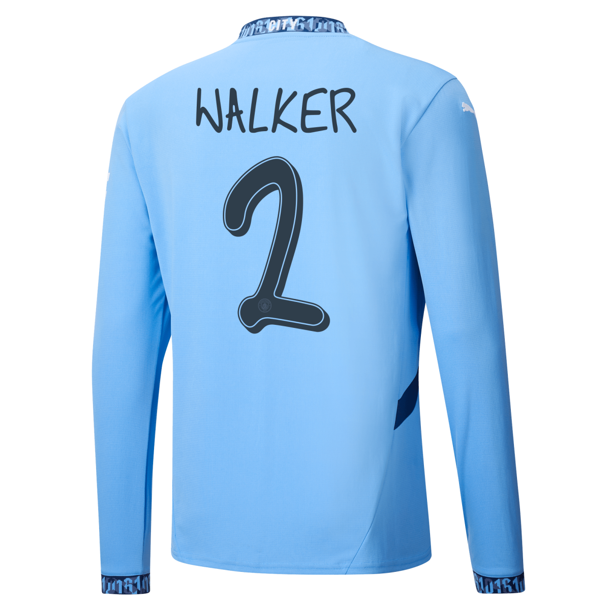 manchester city heimtrikot langarm 202425 mit walker 2 aufdruck | Offizieller Manchester City Store