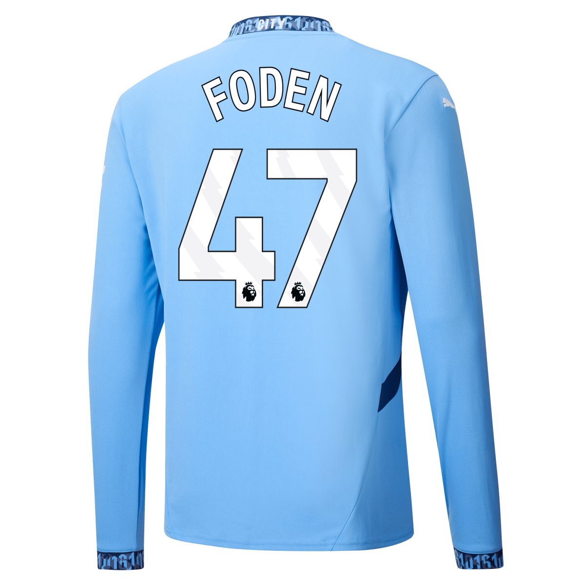manchester city heimtrikot langarm teamlightblue 202425 mit foden 47 aufdruck | Offizieller Manchester City Store