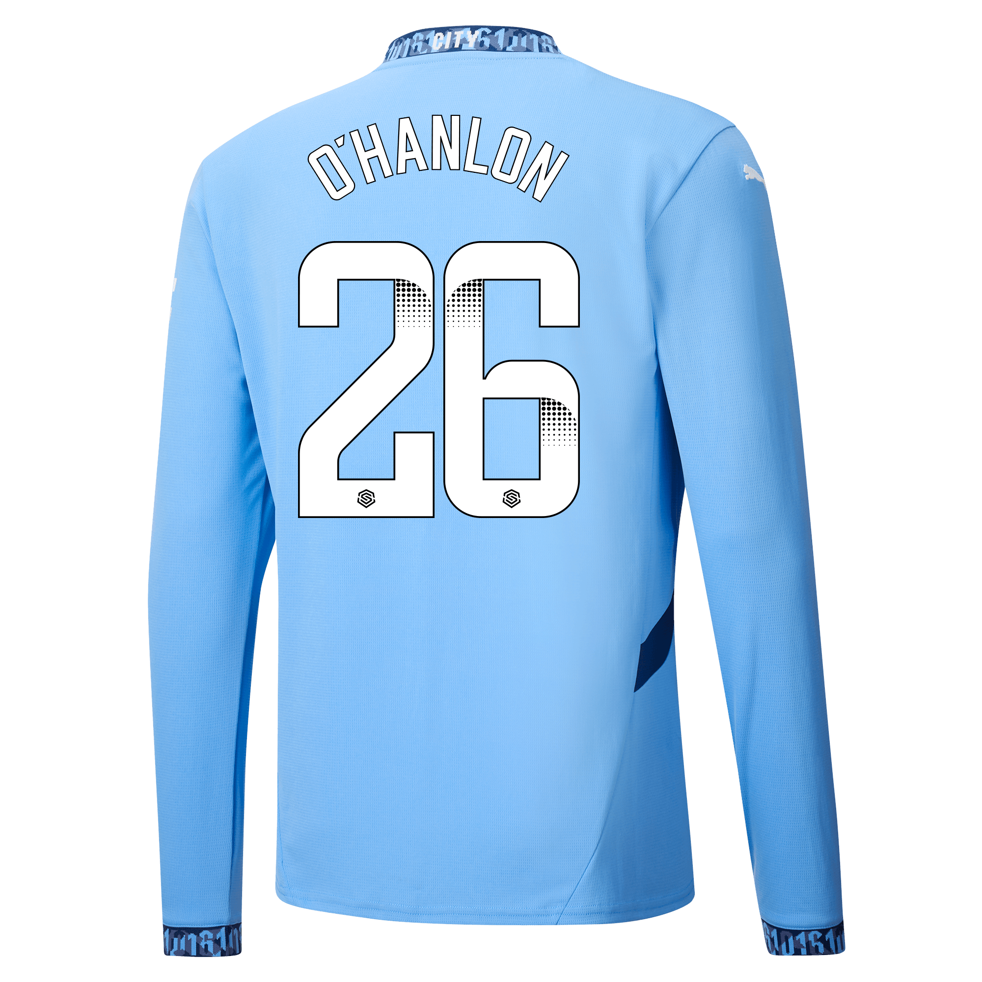 manchester city heimtrikot langarm teamlightblue 202425 mit ohanlon 26 aufdruck | Offizieller Manchester City Store