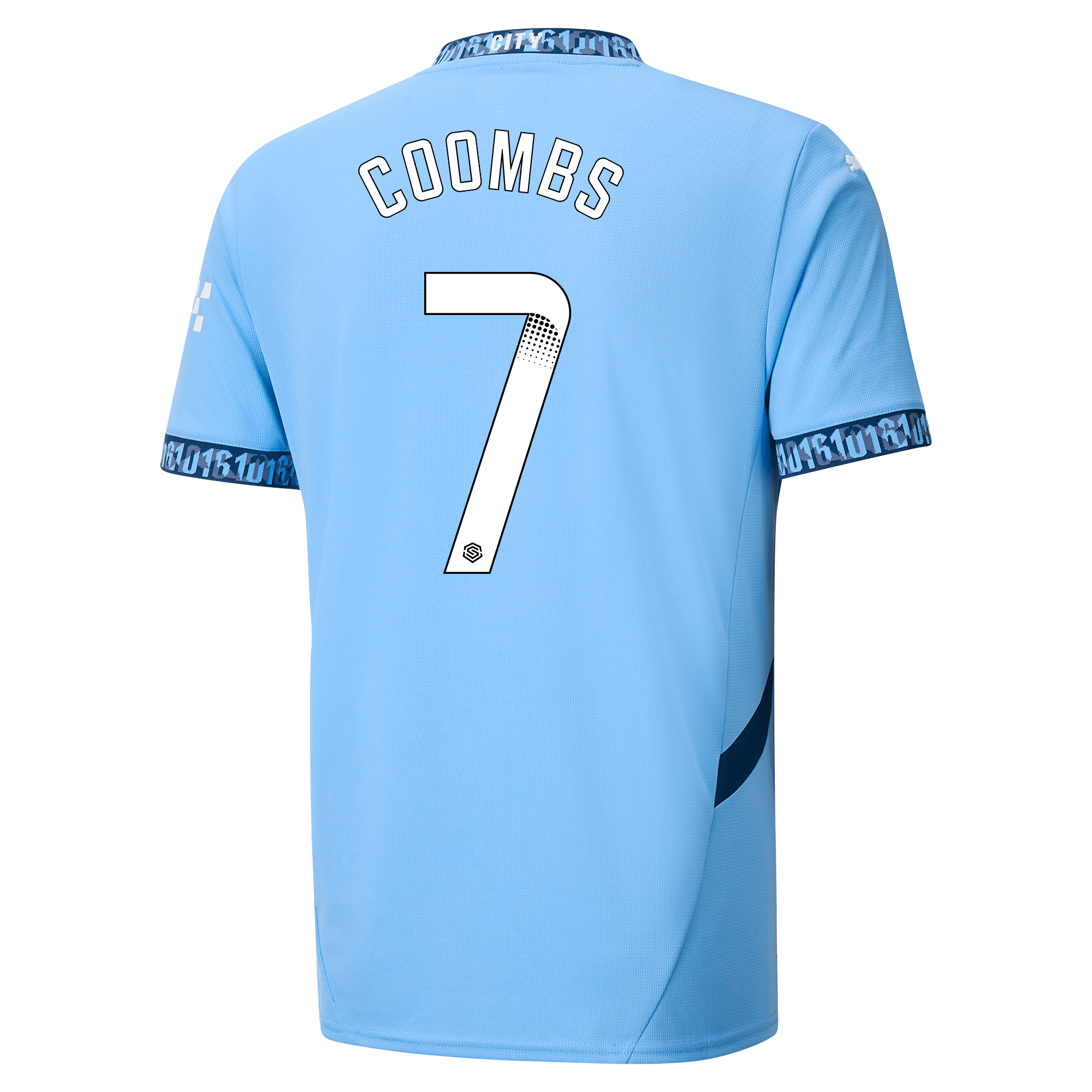 manchester city heimtrikot teamlightblue 202425 mit coombs 7 aufdruck | Offizieller Manchester City Store