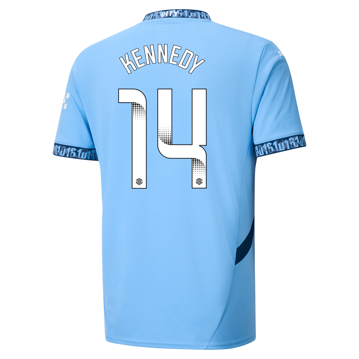 manchester city heimtrikot teamlightblue 202425 mit kennedy 33 aufdruck | Offizieller Manchester City Store