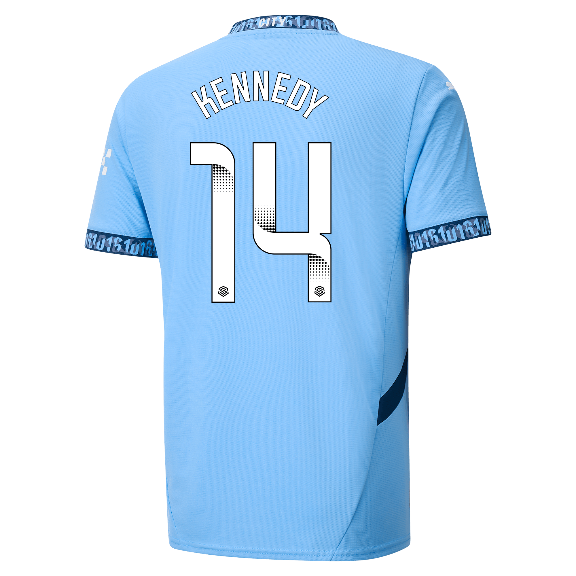manchester city heimtrikot teamlightblue 202425 mit kennedy 33 aufdruck | Offizieller Manchester City Store