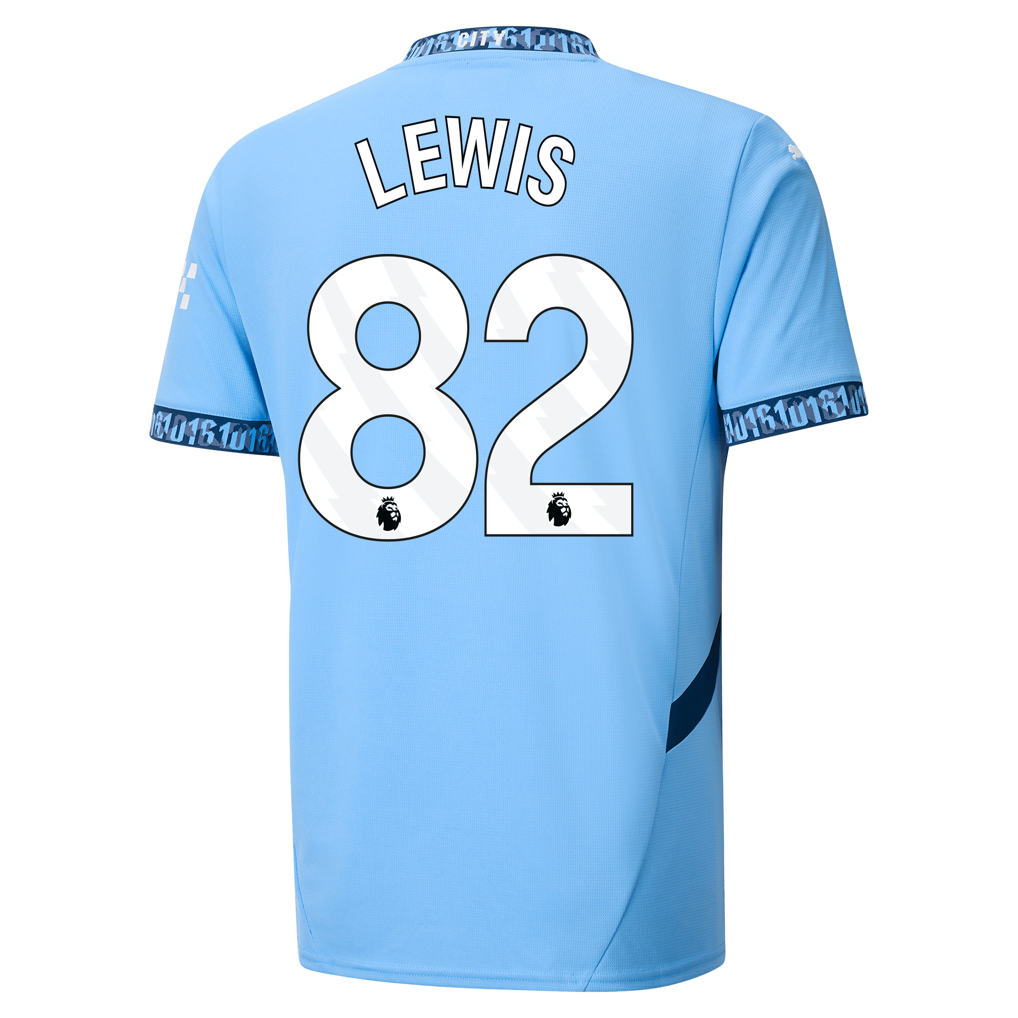 manchester city heimtrikot teamlightblue 202425 mit lewis 82 aufdruck | Offizieller Manchester City Store