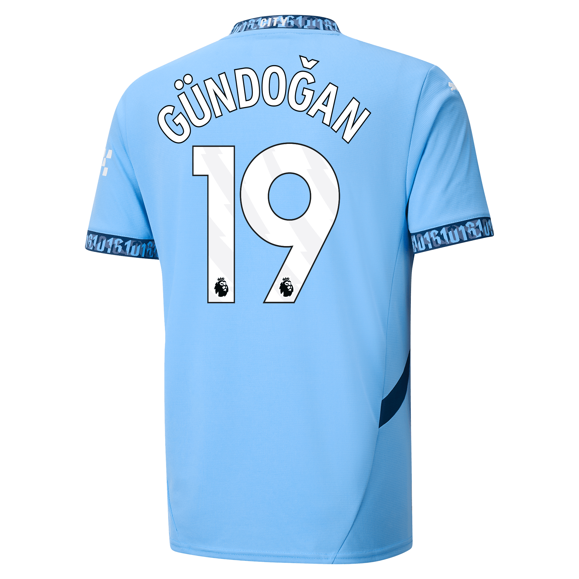 manchester city home jersey teamlightblue 202425 with gÜndoĞan 19 printing | Offizieller Manchester City Store