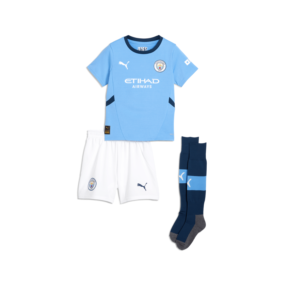 manchester city home mini kit 202425 with custom printing | Offizieller Manchester City Store