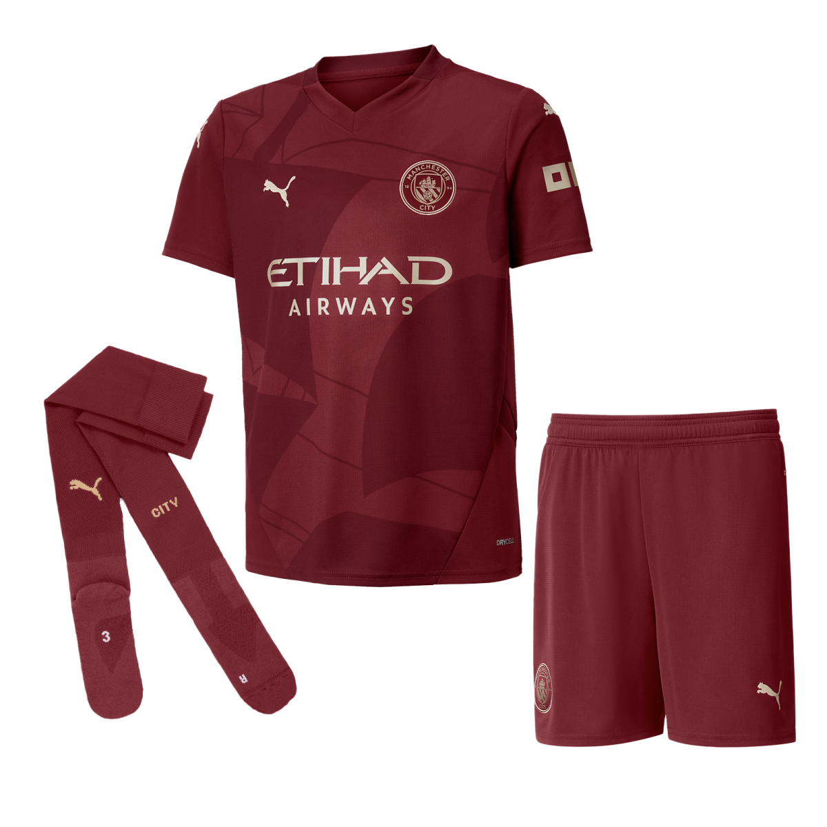 manchester city komplettes drittes trikot für kinder 2425 | Offizieller Manchester City Store
