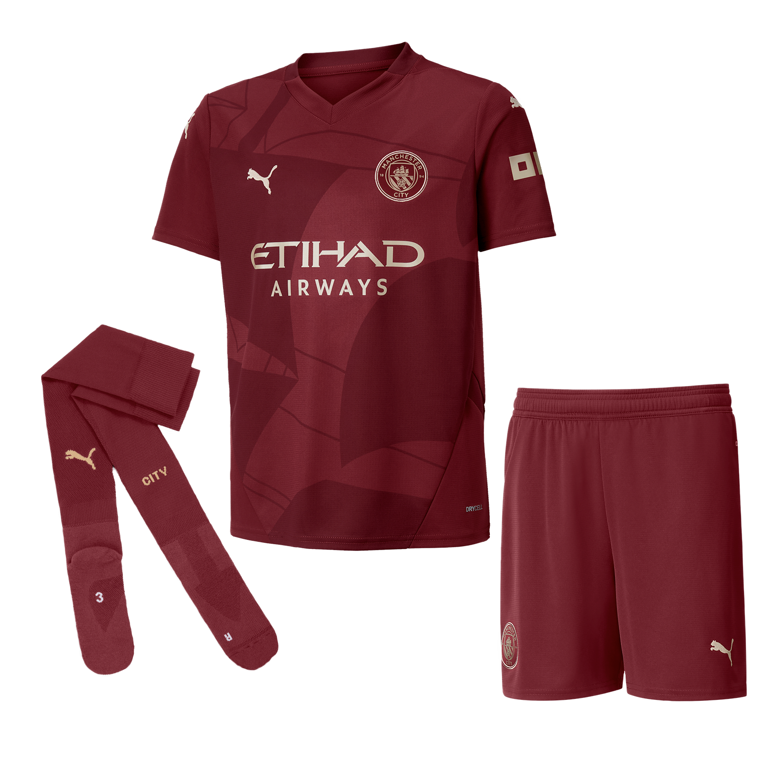 manchester city komplettes drittes trikot für kinder 2425 | Offizieller Manchester City Store