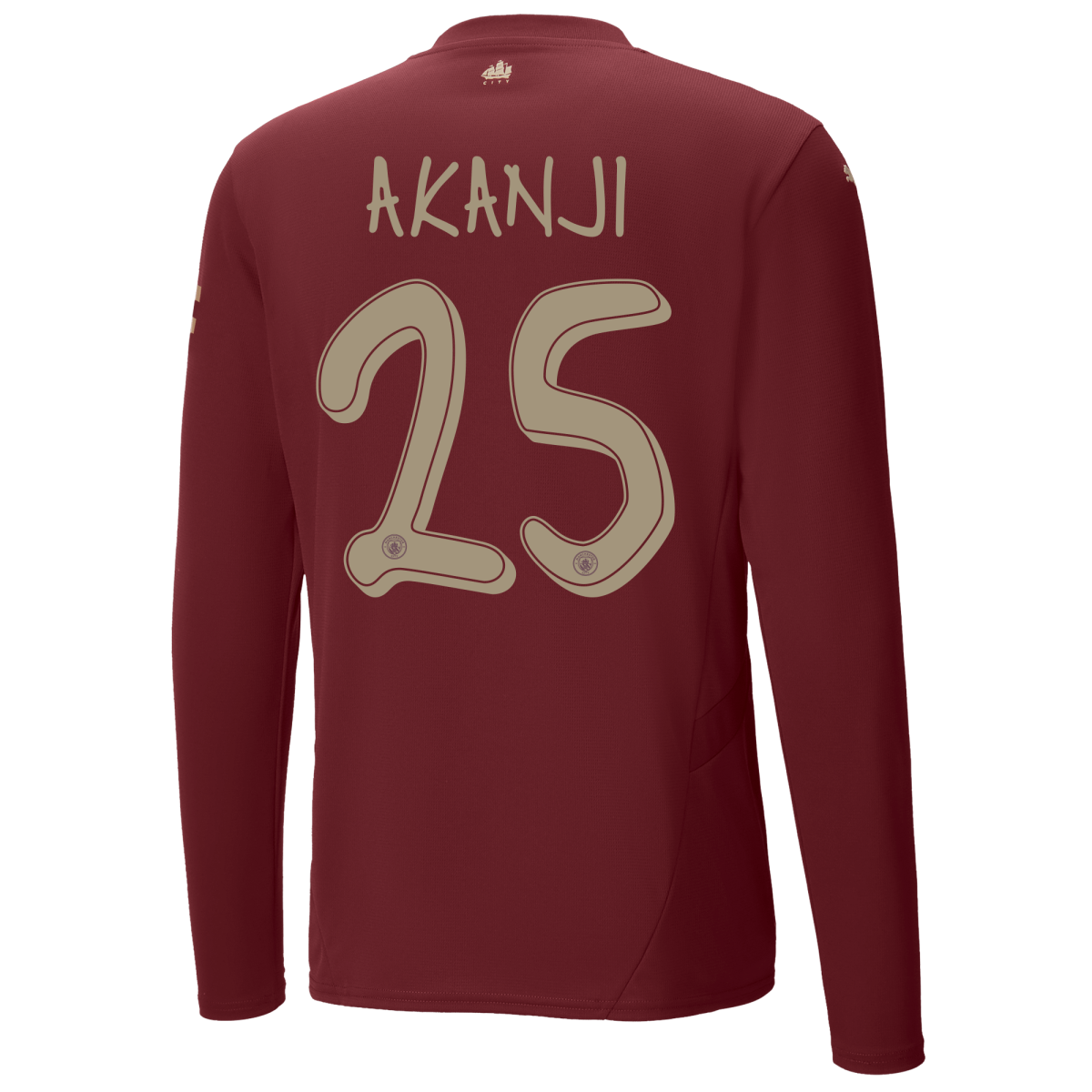 manchester city third jersey 202425 long sleeve with akanji 25 printing | Offizieller Manchester City Store