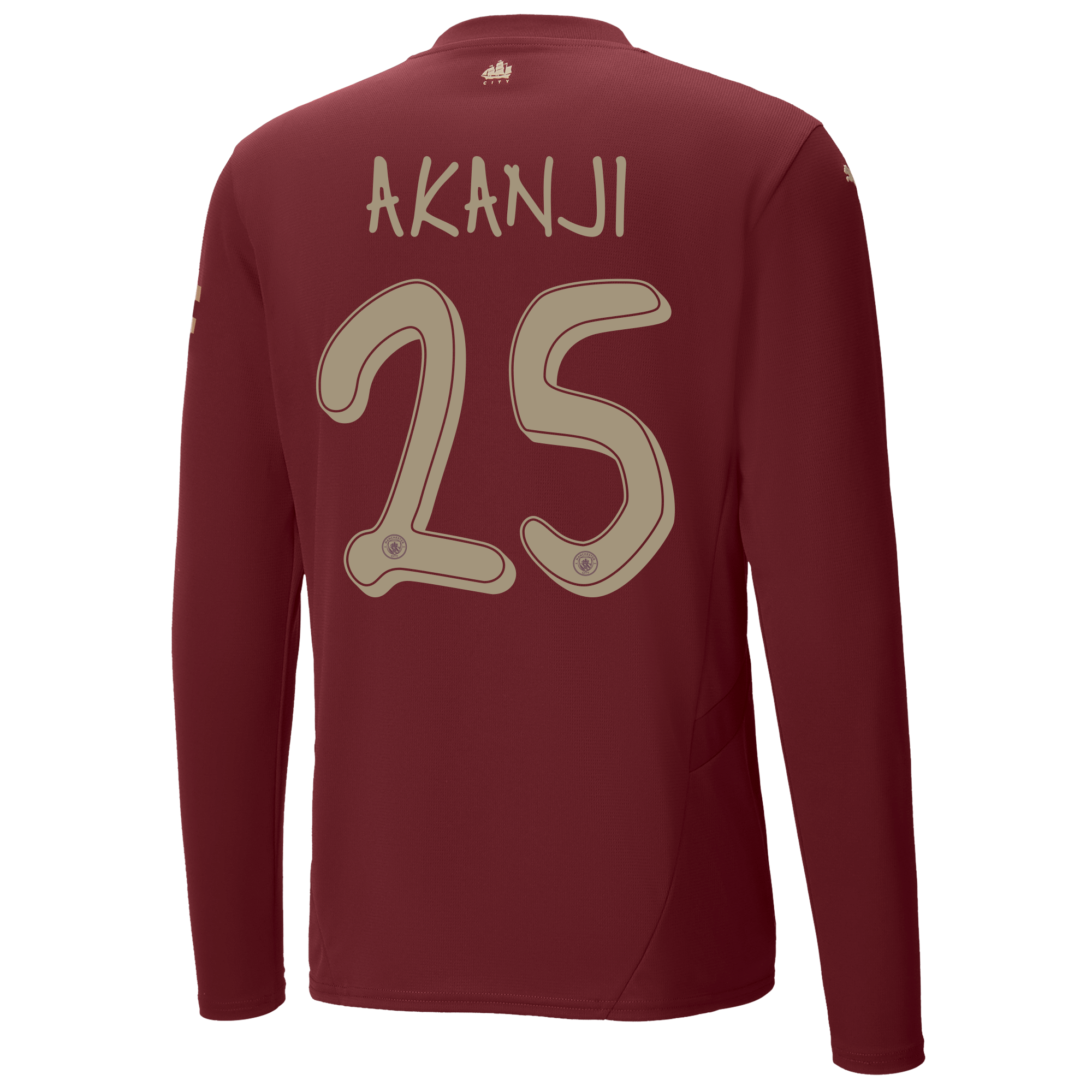 manchester city third jersey 202425 long sleeve with akanji 25 printing | Offizieller Manchester City Store