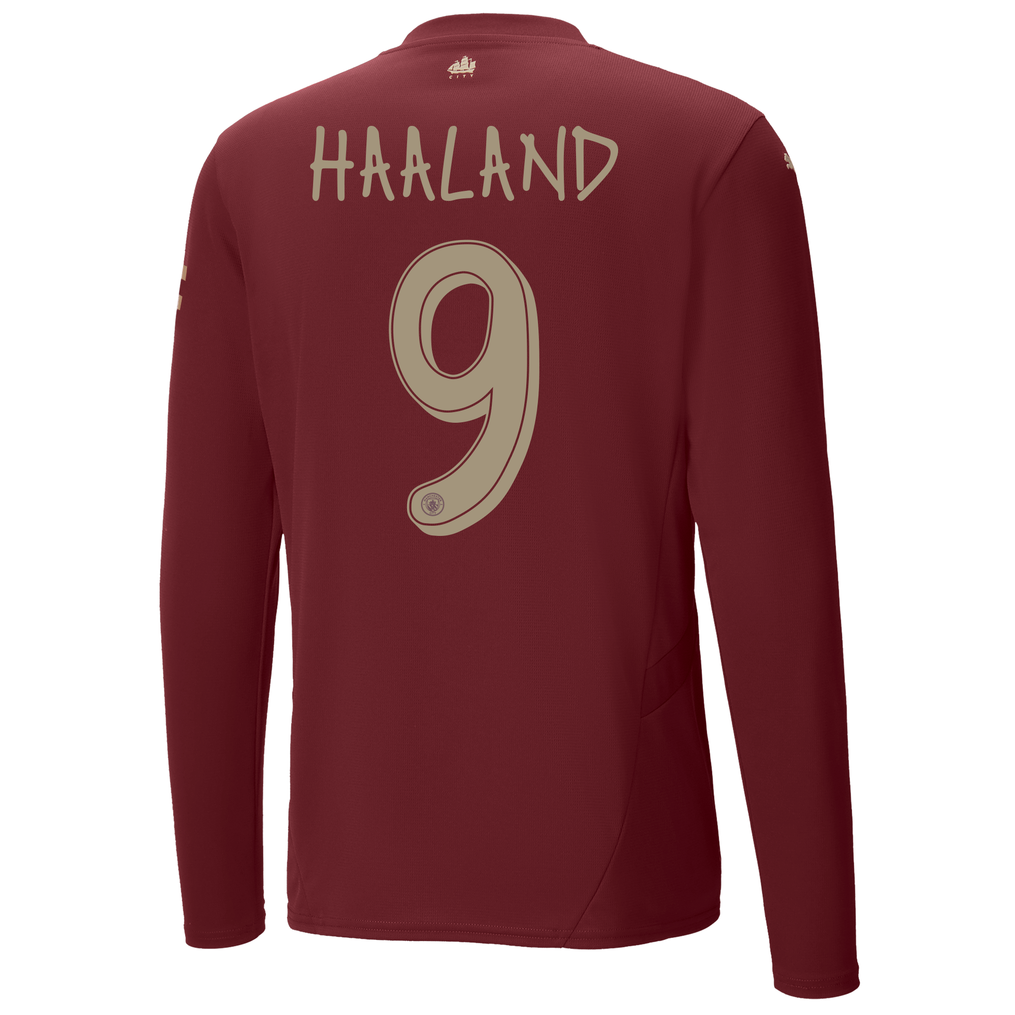 manchester city third jersey 202425 long sleeve with haaland 9 printing | Offizieller Manchester City Store