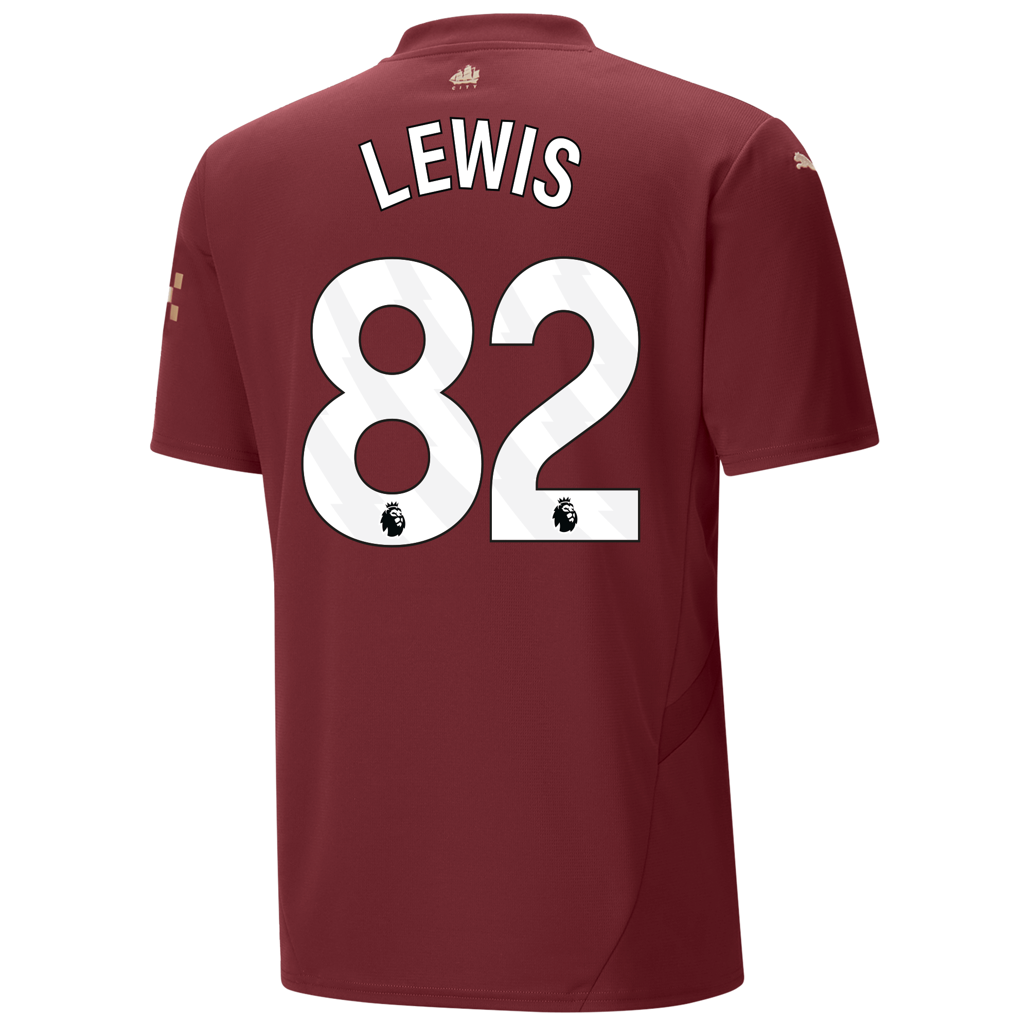 manchester city third jersey burgundy 02425 with lewis 82 printing | Offizieller Manchester City Store