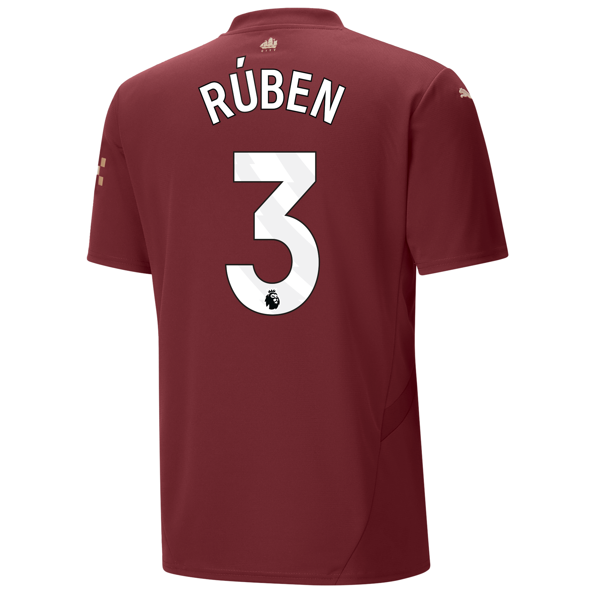 manchester city third jersey burgundy 202425 with rÚben 3 printing | Offizieller Manchester City Store