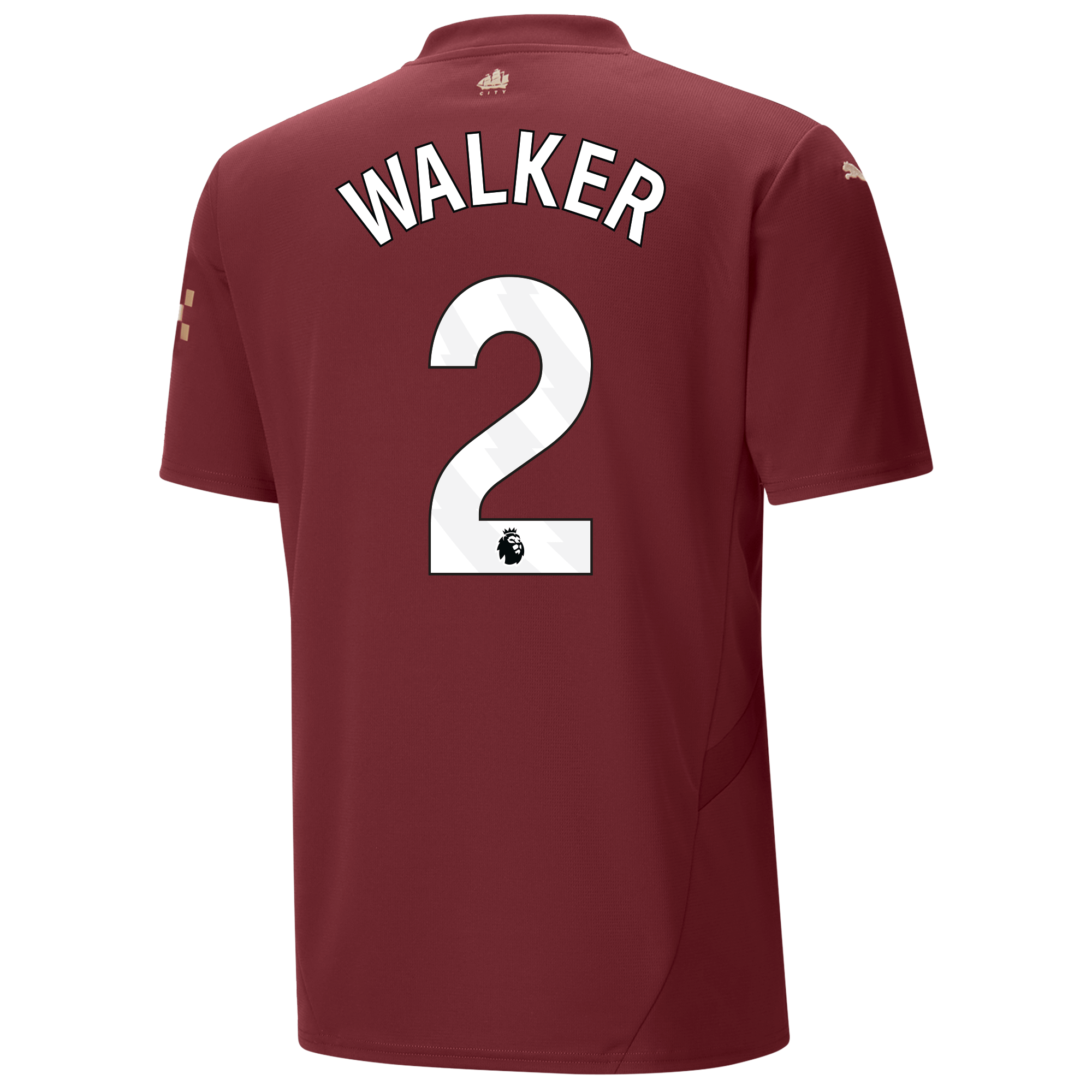 manchester city third jersey burgundy 202425 with walker 2 printing | Offizieller Manchester City Store
