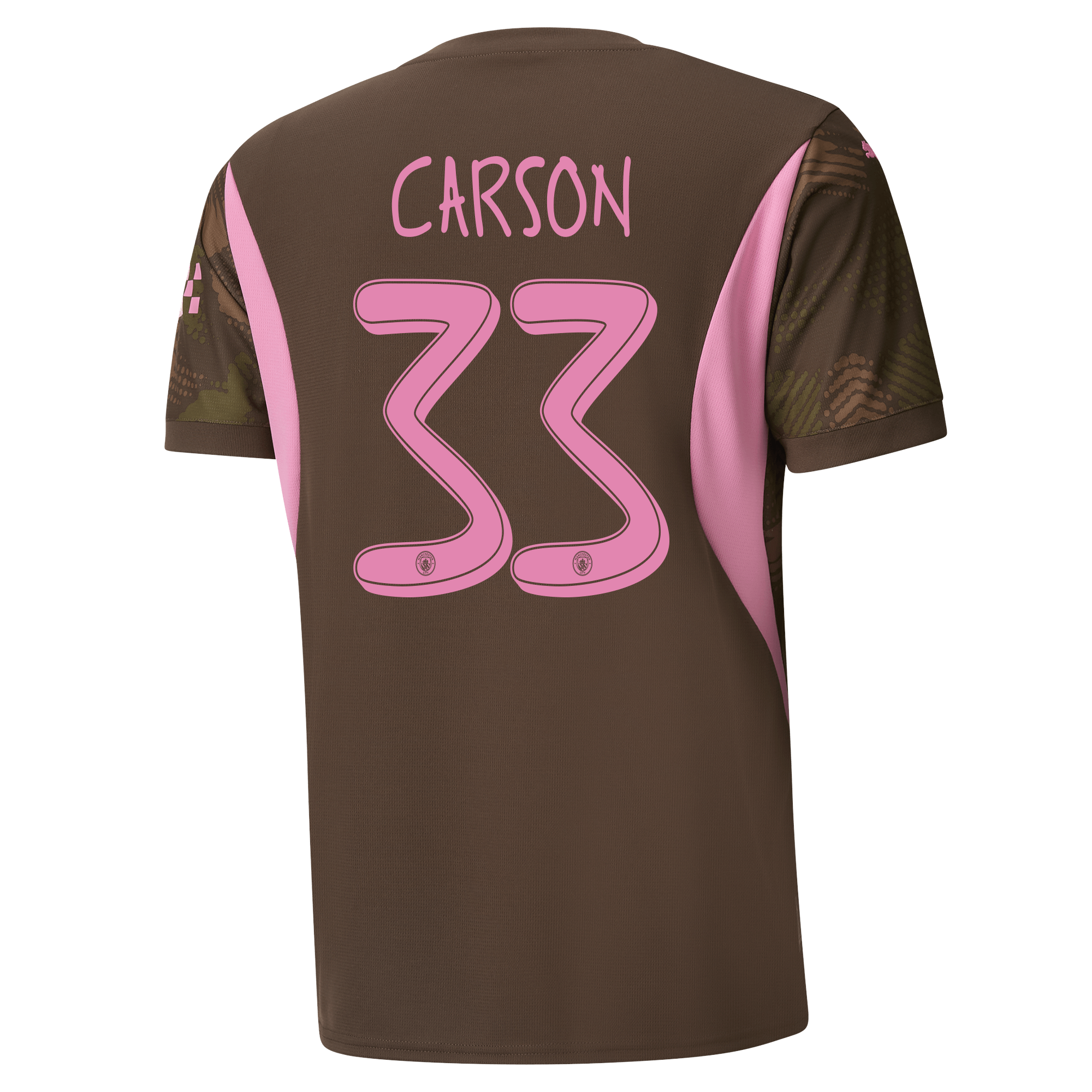 manchester city torwarttrikot brown-mancity 202425 mit carson 33 aufdruck | Offizieller Manchester City Store