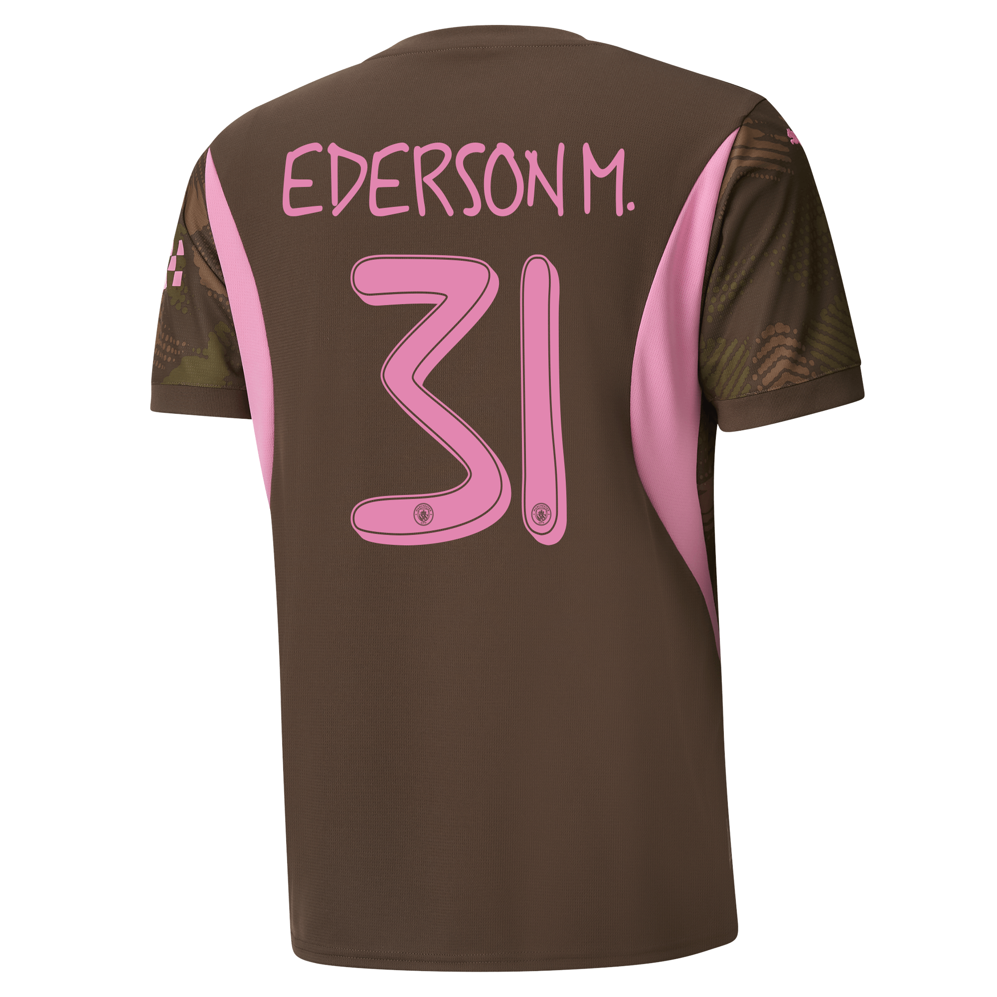 manchester city torwarttrikot brown-mancity 202425 mit ederson m. 31 aufdruck | Offizieller Manchester City Store