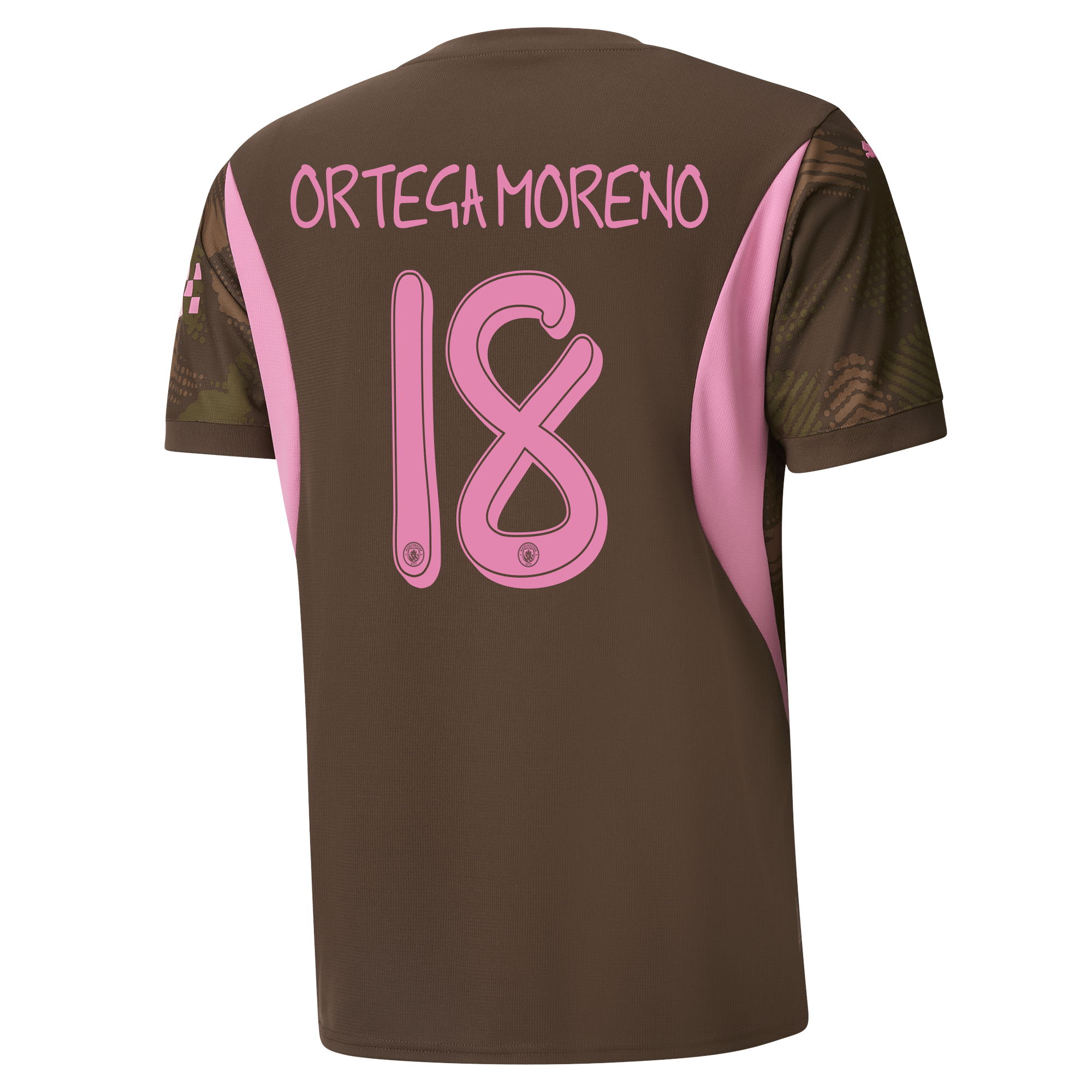 manchester city torwarttrikot brown-mancity 202425 mit ortega moreno 18 aufdruck | Offizieller Manchester City Store
