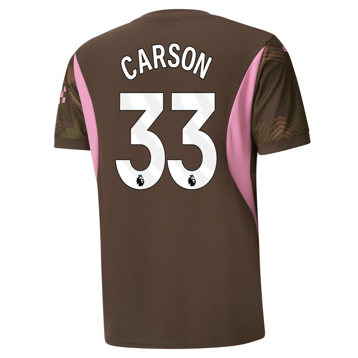 manchester city torwarttrikot brown-premierleague 202425 mit carson 33 aufdruck | Offizieller Manchester City Store
