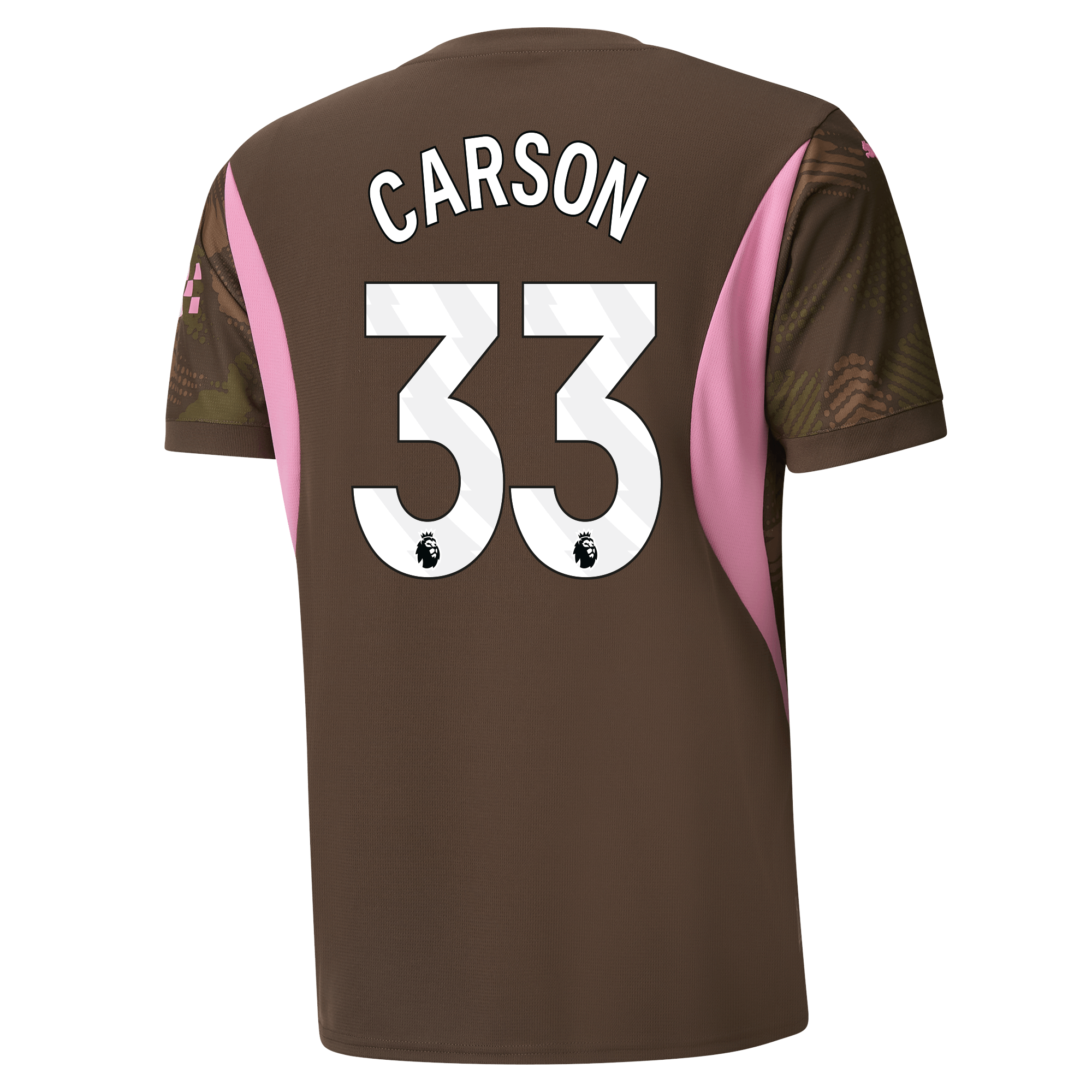 manchester city torwarttrikot brown-premierleague 202425 mit carson 33 aufdruck | Offizieller Manchester City Store