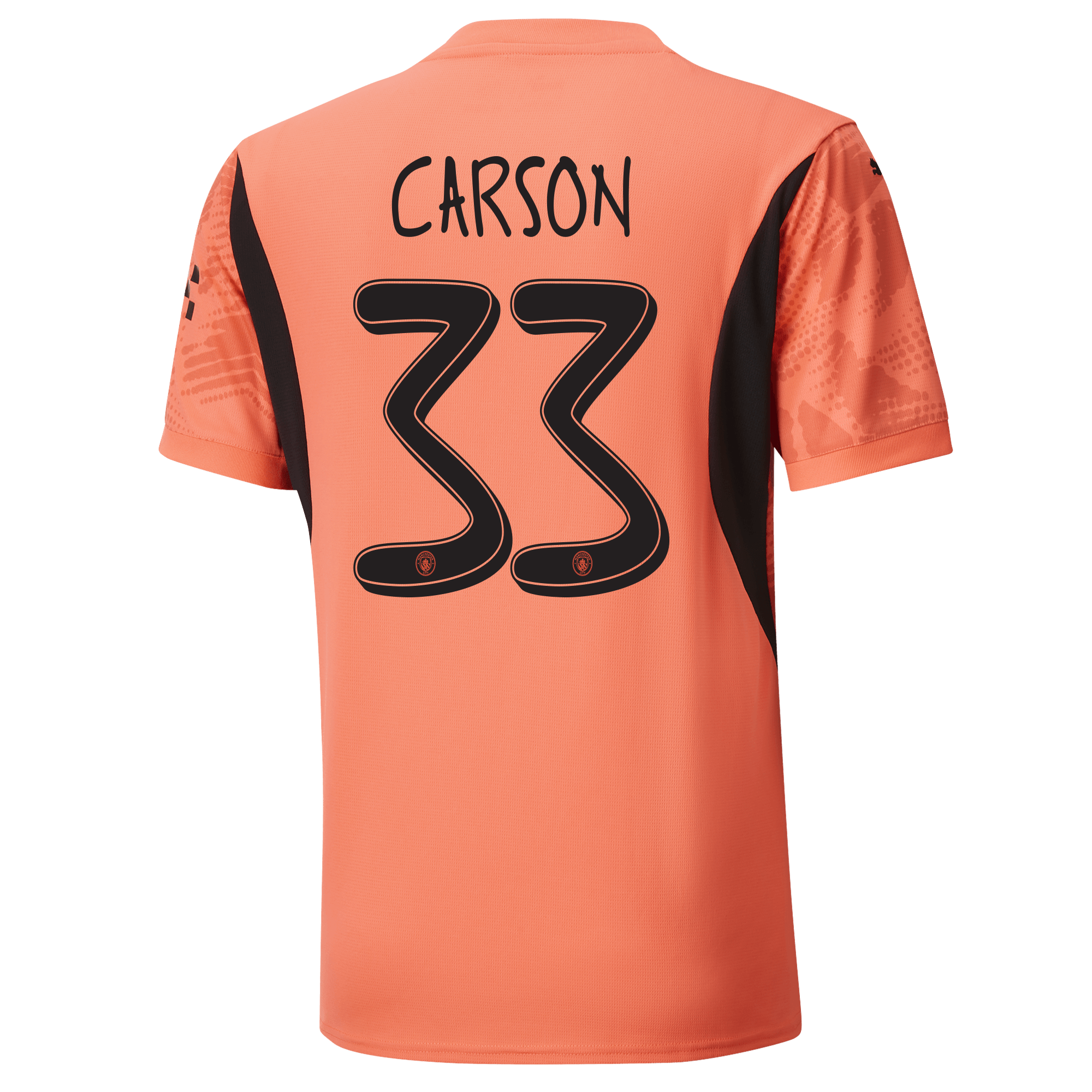 manchester city torwarttrikot orange-mancity 202425 mit carson 33 aufdruck | Offizieller Manchester City Store
