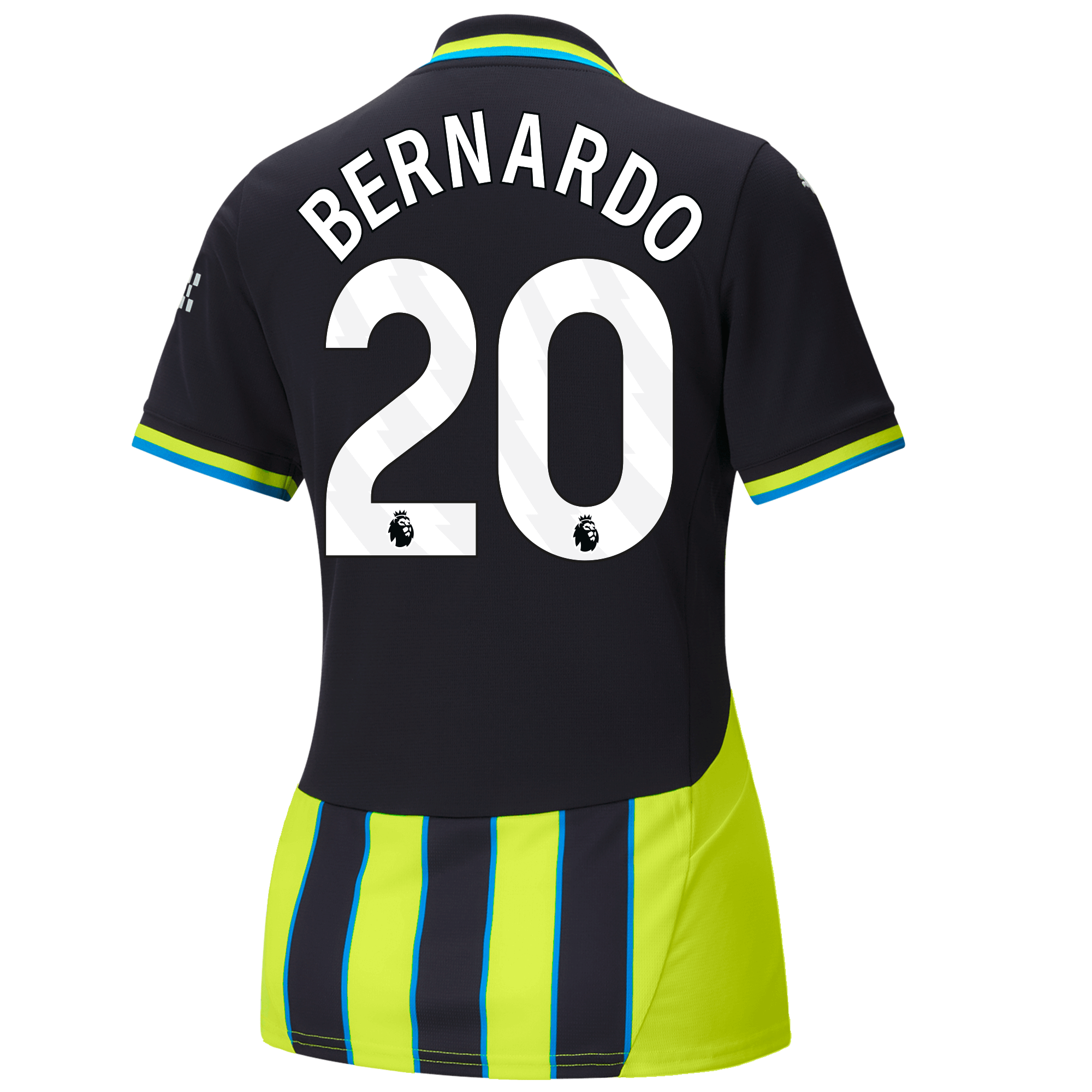 womens manchester city away jersey 202425 with bernardo 20 printing | Offizieller Manchester City Store