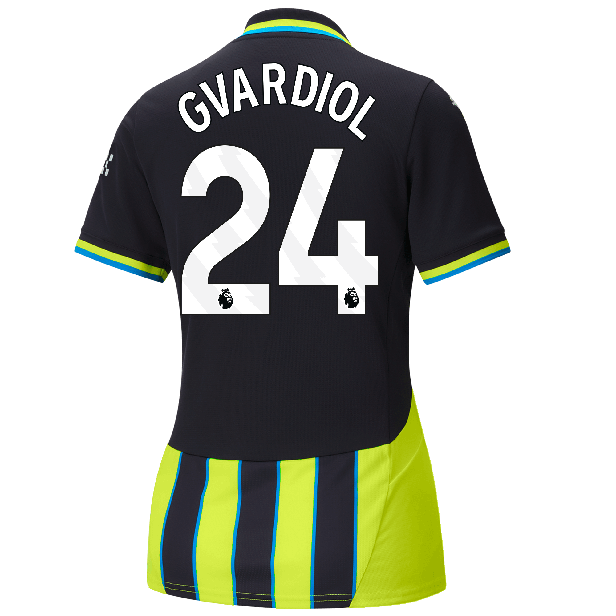 womens manchester city away jersey 202425 with gvardiol 24 printing | Offizieller Manchester City Store