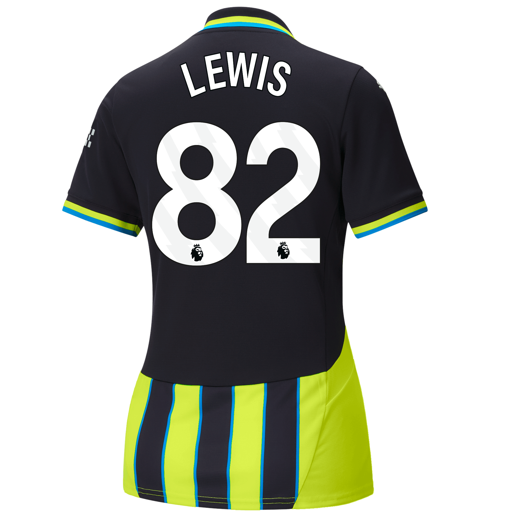 womens manchester city away jersey 202425 with lewis 82 printing | Offizieller Manchester City Store