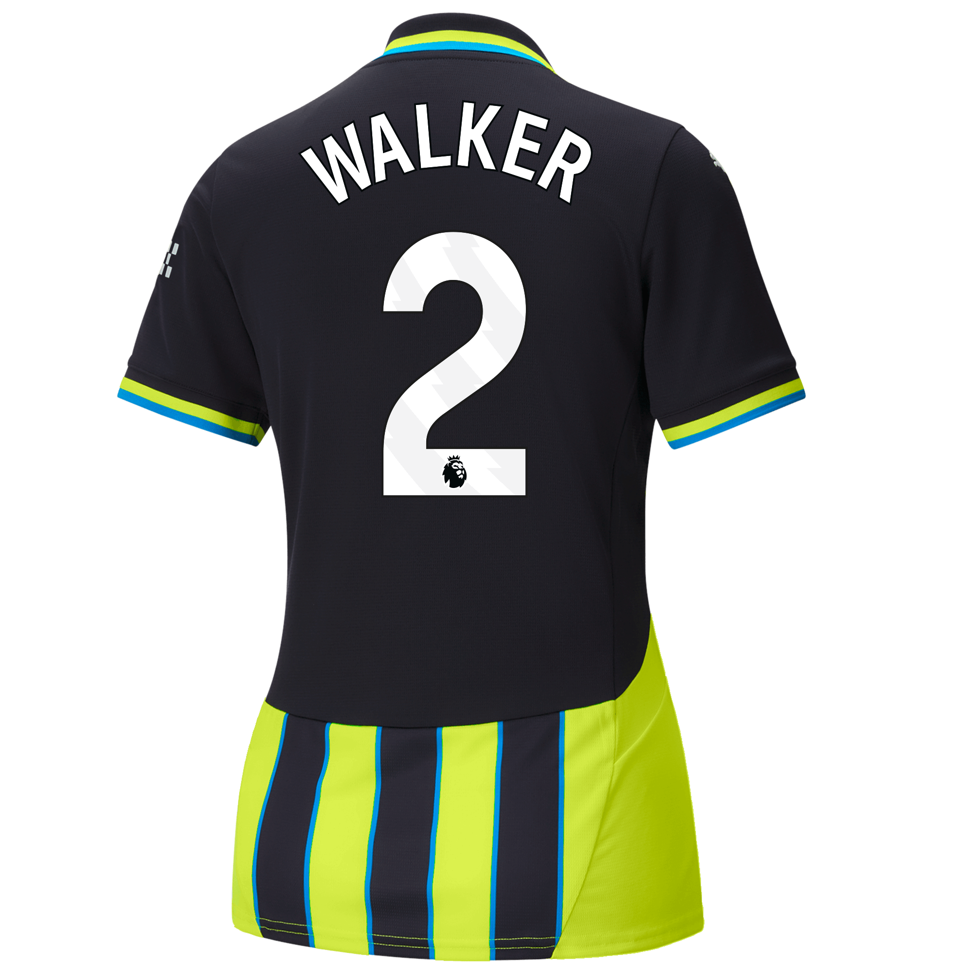 womens manchester city away jersey 202425 with walker 2 printing | Offizieller Manchester City Store