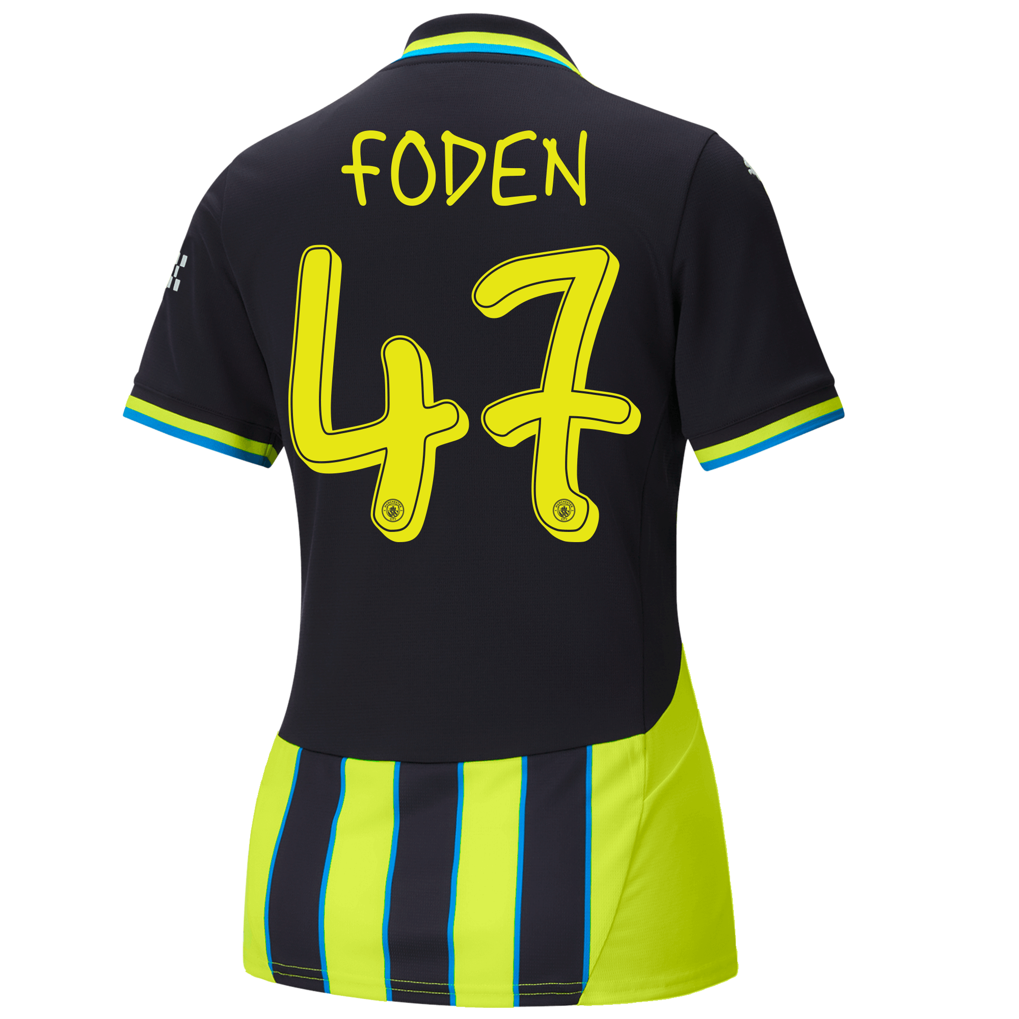 womens manchester city away jersey newnavy 202425 with foden 47 printing | Offizieller Manchester City Store