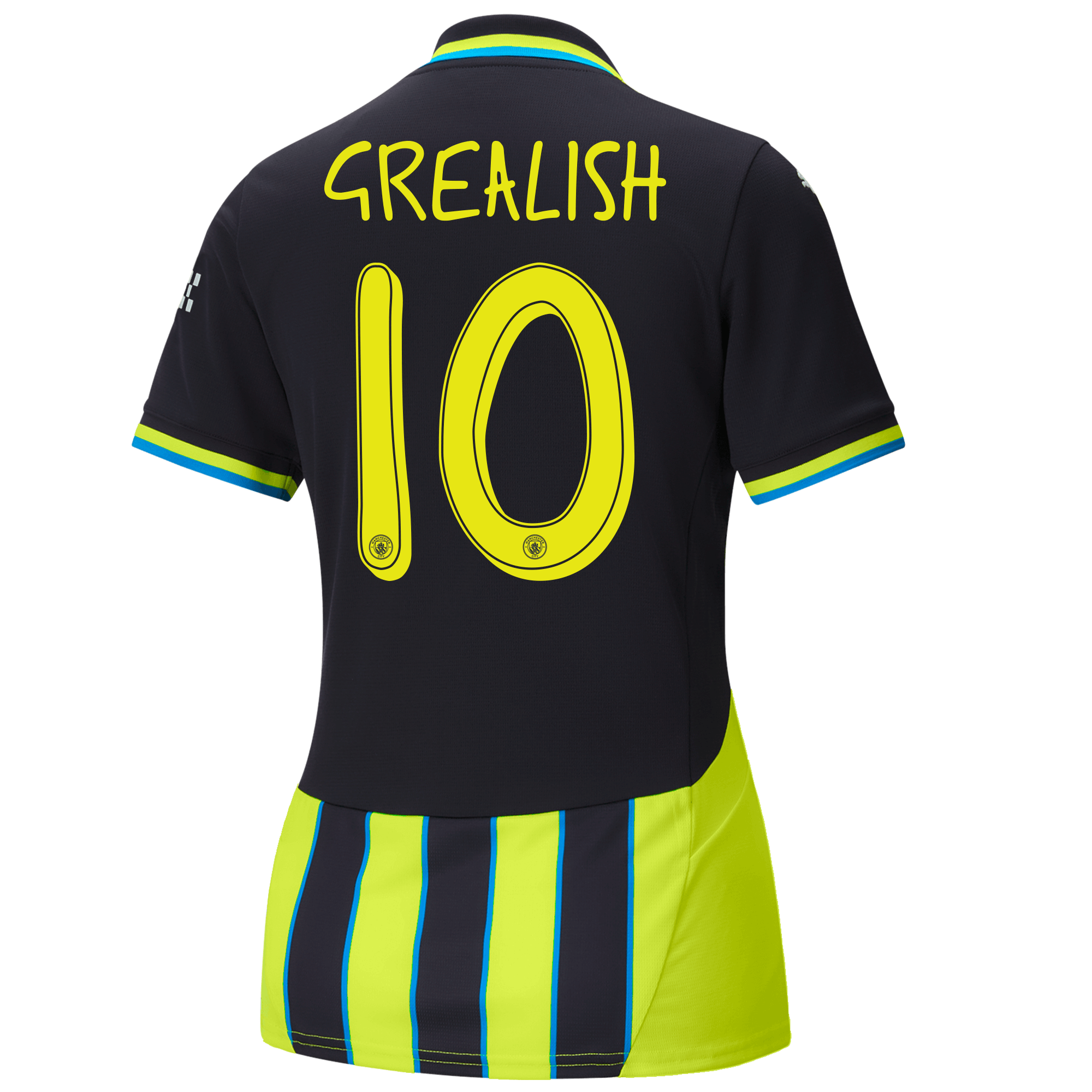 womens manchester city away jersey newnavy 202425 with grealish 10 printing | Offizieller Manchester City Store