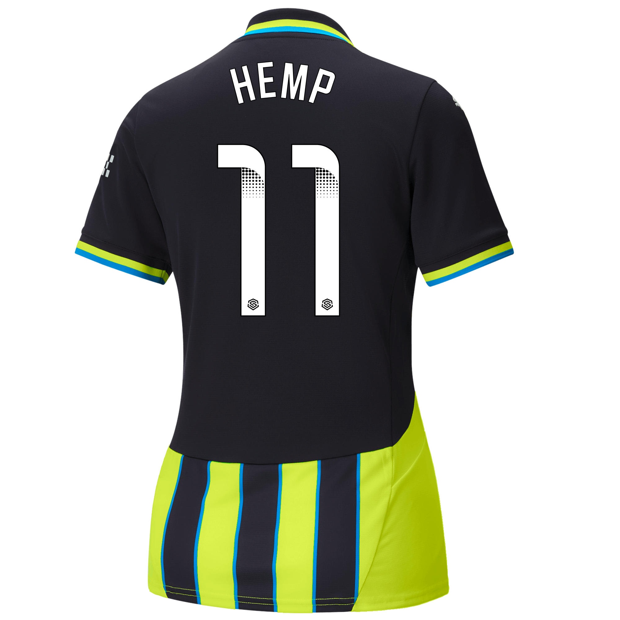 womens manchester city away jersey newnavy 202425 with hemp 11 printing | Offizieller Manchester City Store