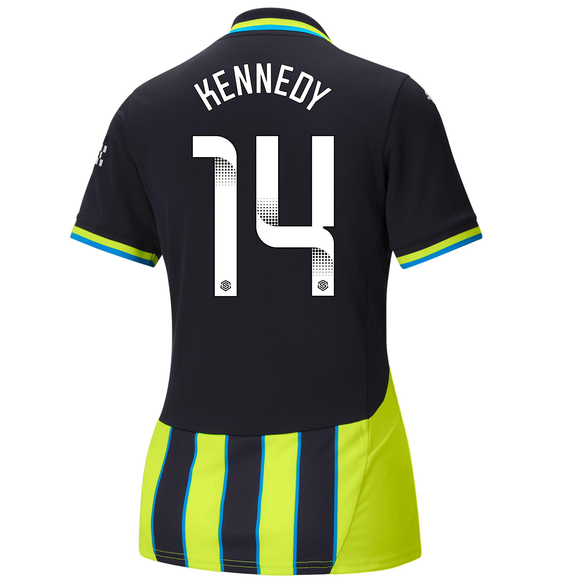 womens manchester city away jersey newnavy 202425 with kennedy 14 printing | Offizieller Manchester City Store