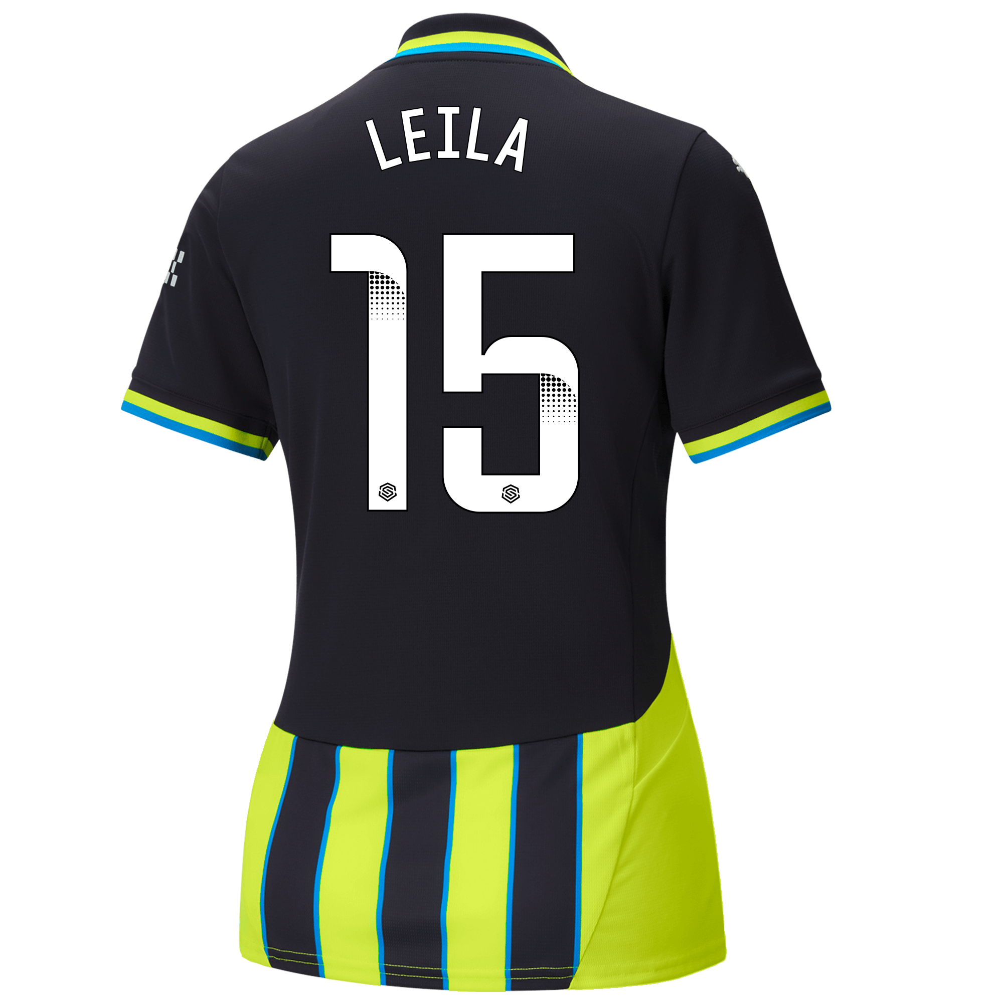 womens manchester city away jersey newnavy 202425 with leila 15 printing | Offizieller Manchester City Store