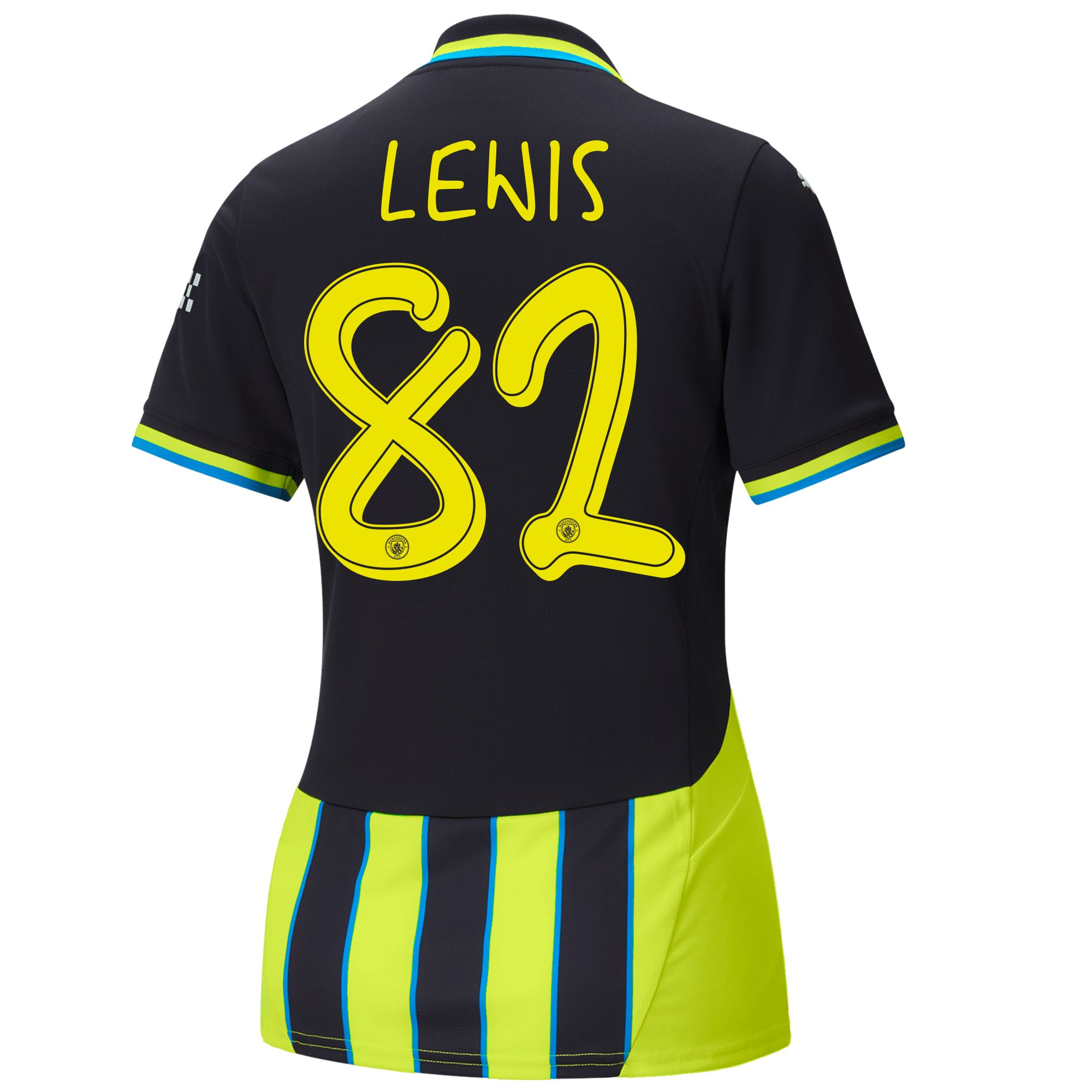 womens manchester city away jersey newnavy 202425 with lewis 82 printing | Offizieller Manchester City Store