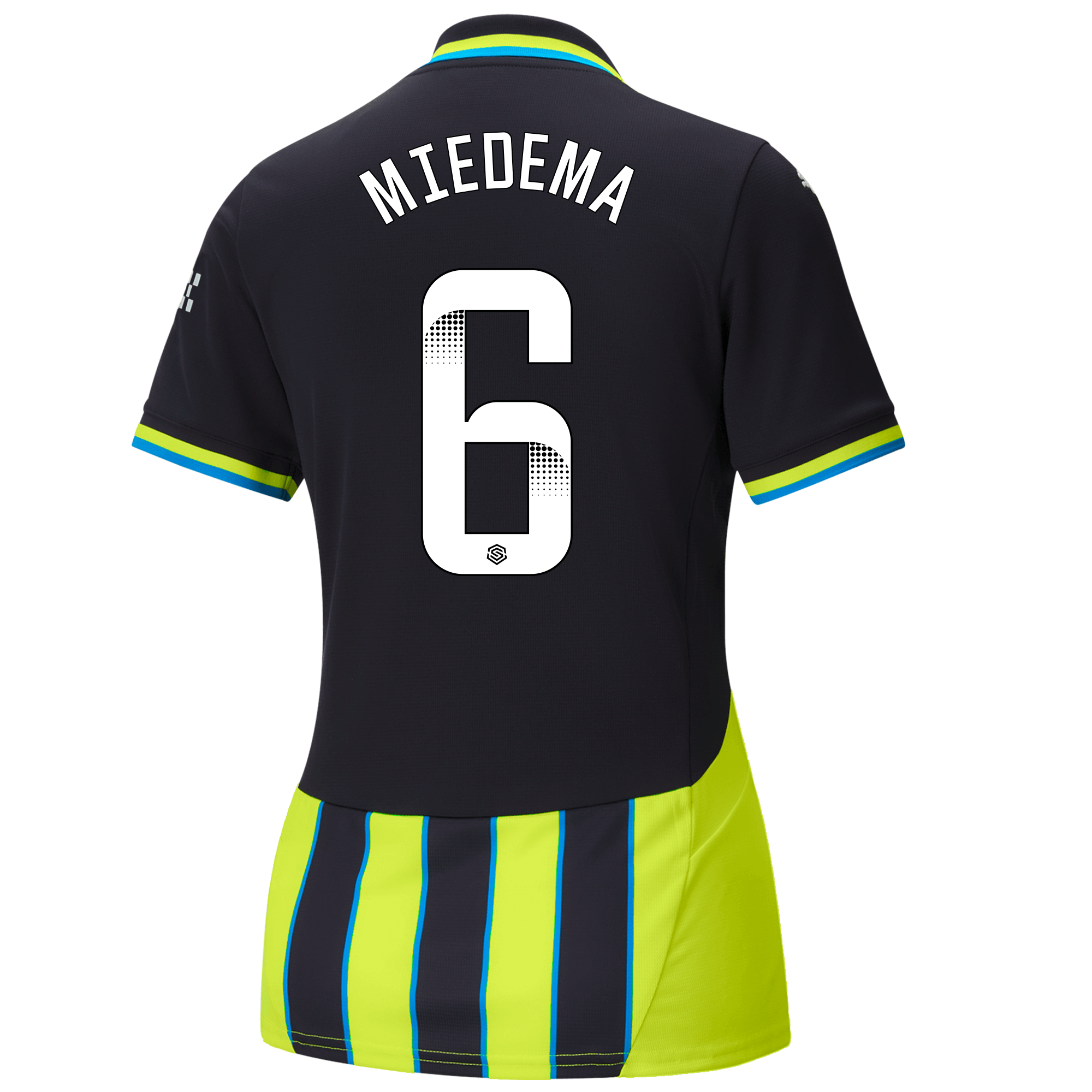 womens manchester city away jersey newnavy 202425 with miedema 6 printing | Offizieller Manchester City Store