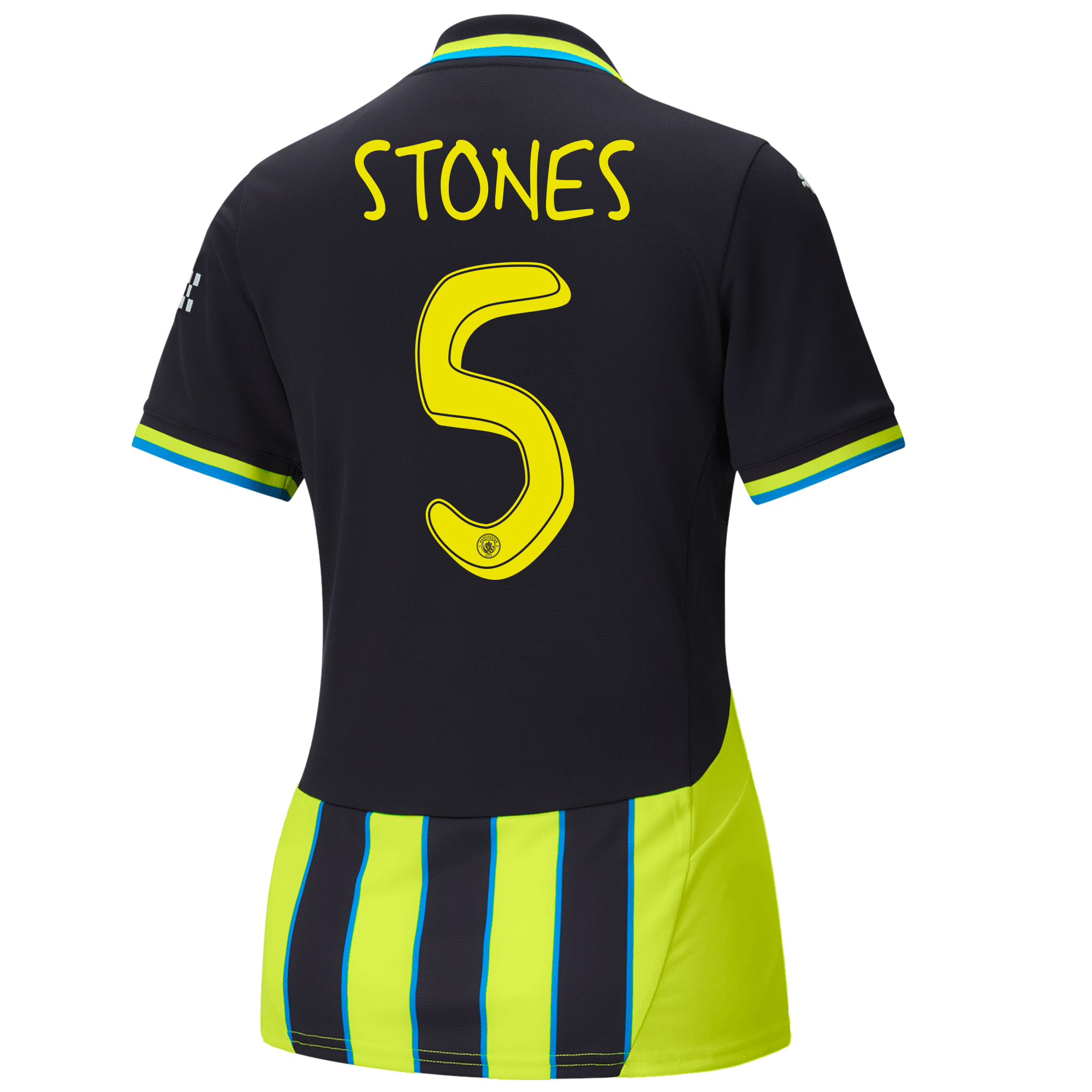 womens manchester city away jersey newnavy 202425 with stones 5 printing | Offizieller Manchester City Store