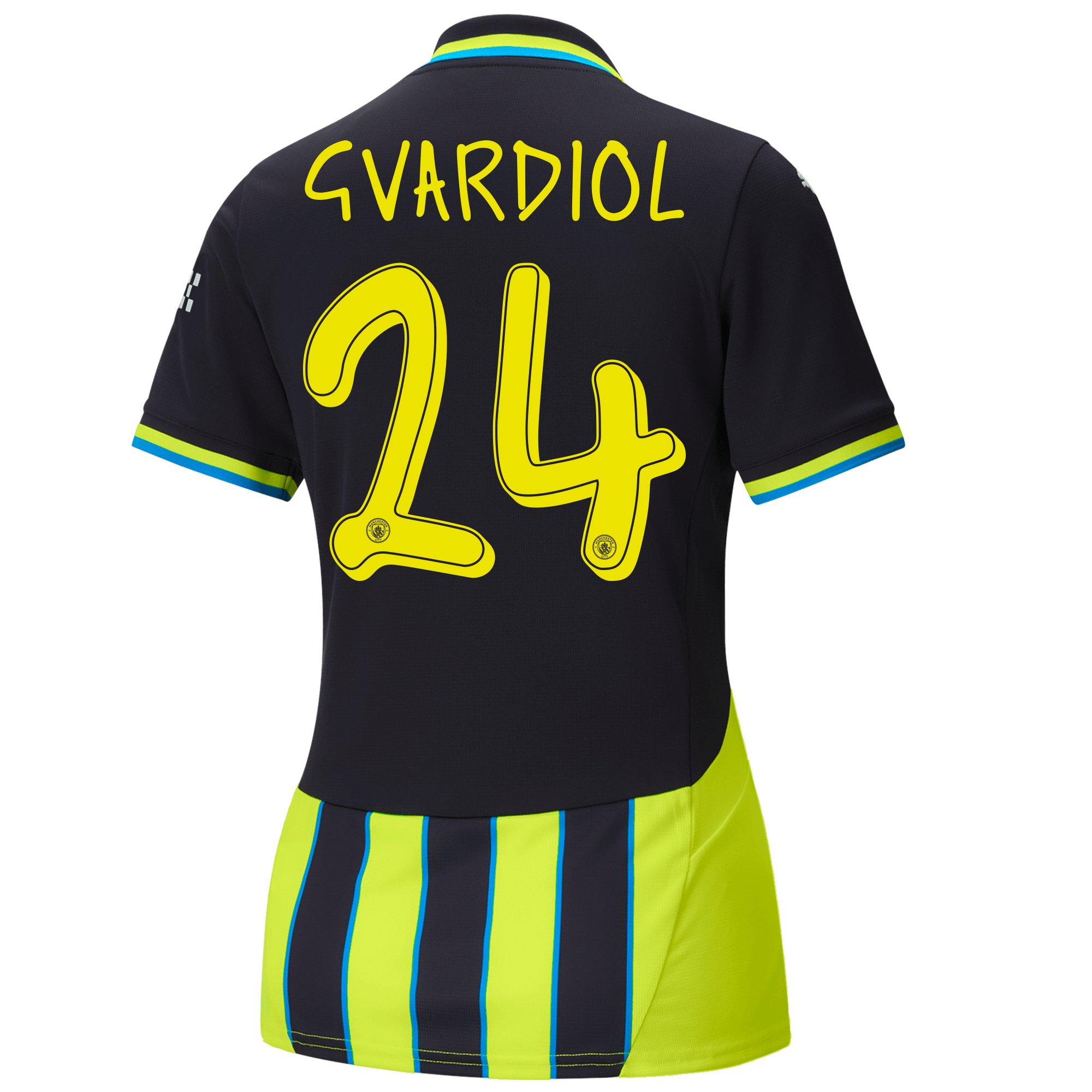 womens manchester city away jersey newnavy202425 with gvardiol 24 printing | Offizieller Manchester City Store