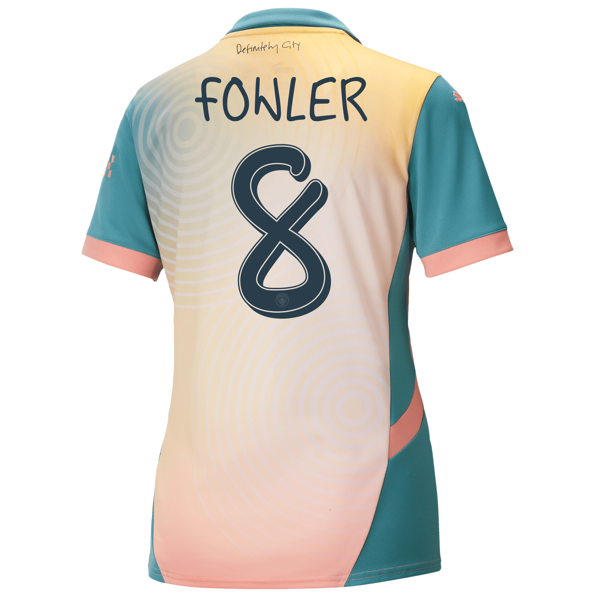 womens manchester city definitely city jersey pink 202425 with fowler 8 printing | Offizieller Manchester City Store