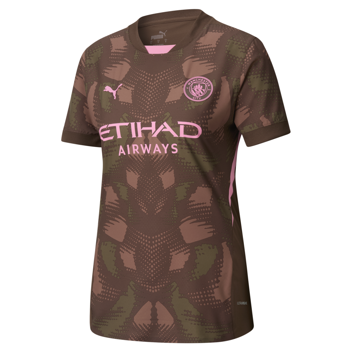 womens manchester city goalkeeper jersey brown 202425 with custom printing | Offizieller Manchester City Store