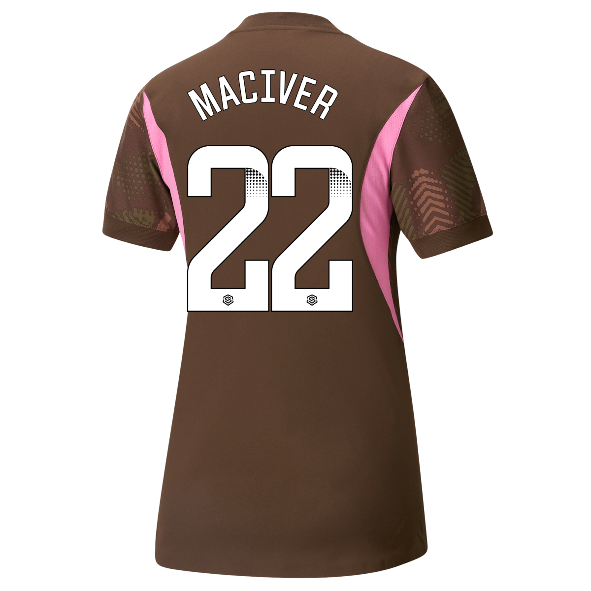 womens manchester city goalkeeper jersey brown 202425 with maciver 22 printing | Offizieller Manchester City Store