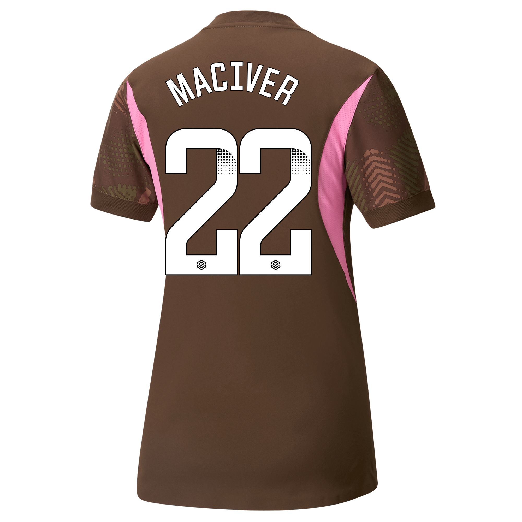 womens manchester city goalkeeper jersey brown 202425 with maciver 22 printing | Offizieller Manchester City Store