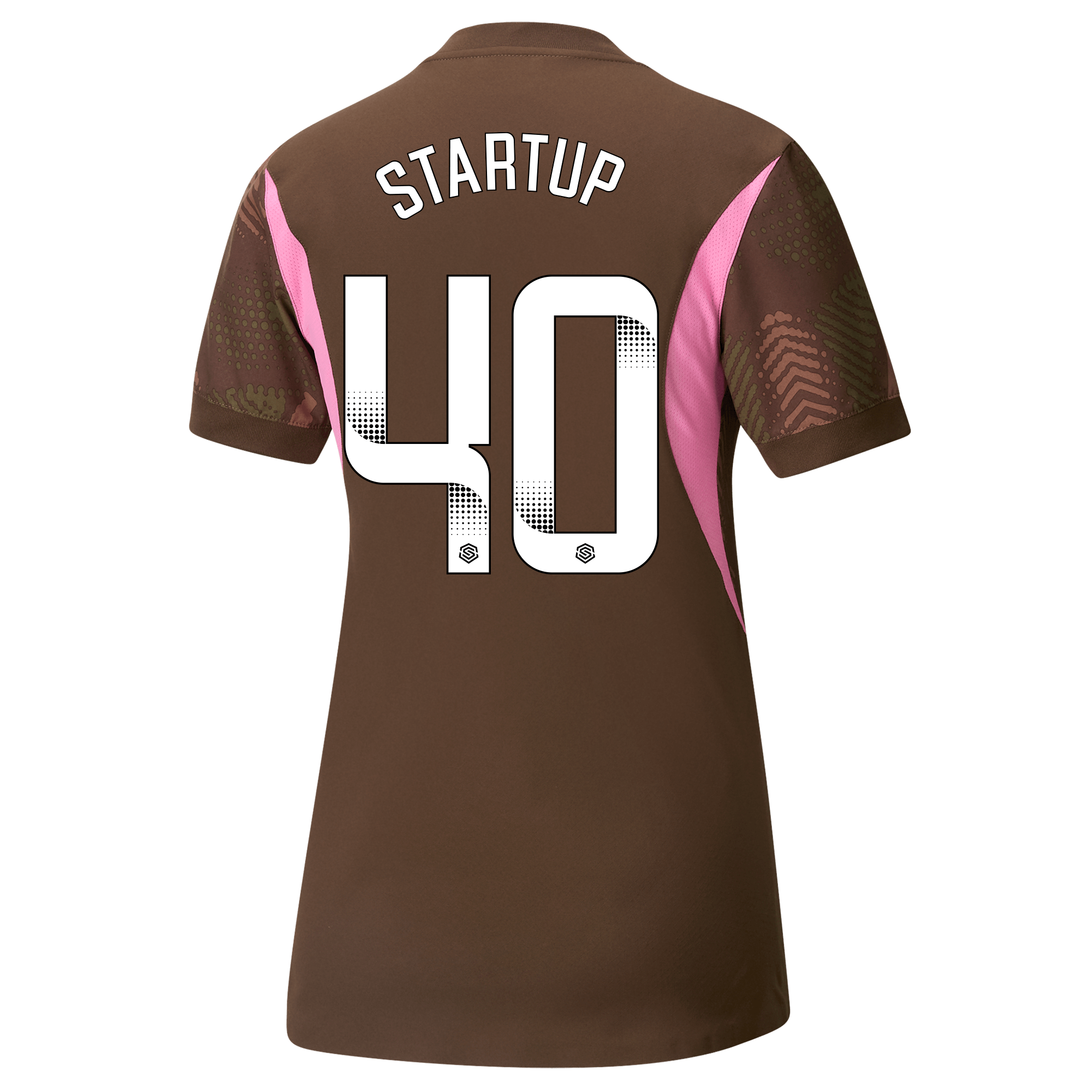 womens manchester city goalkeeper jersey brown 202425 with startup 40 printing | Offizieller Manchester City Store