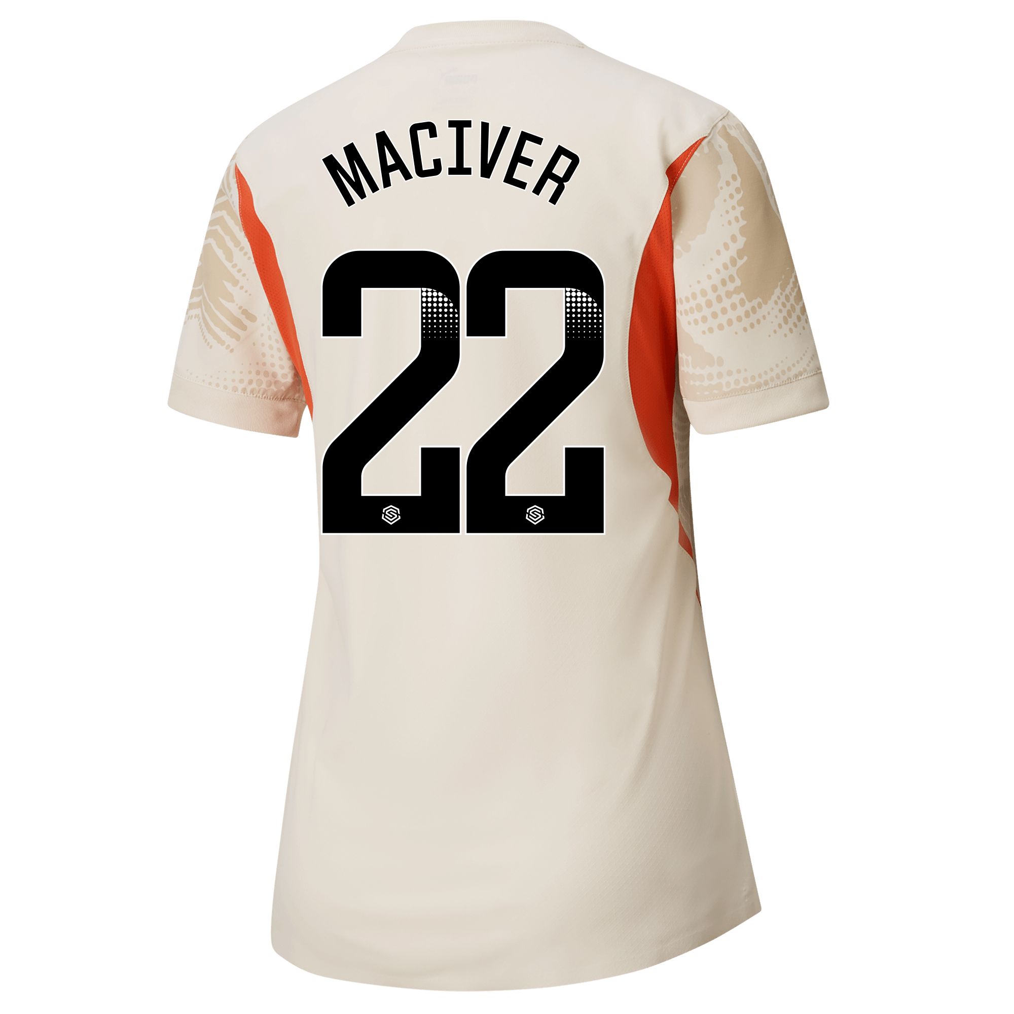 womens manchester city goalkeeper jersey white 202425 with maciver 22 printing | Offizieller Manchester City Store