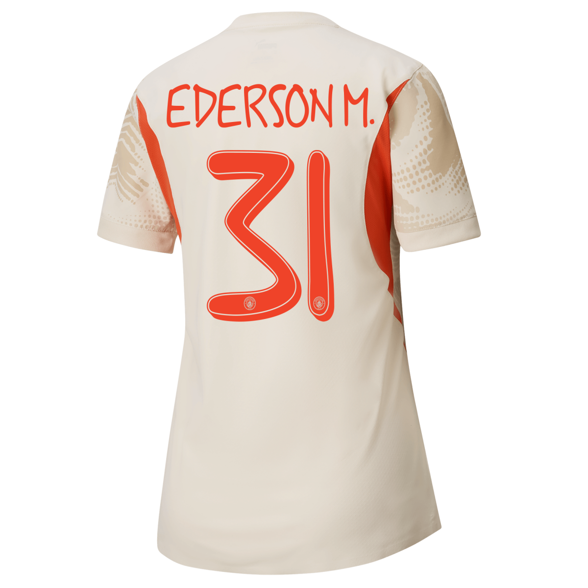 womens manchester city goalkeeper jersey white-mancity 202425 with ederson m. 31 printing | Offizieller Manchester City Store