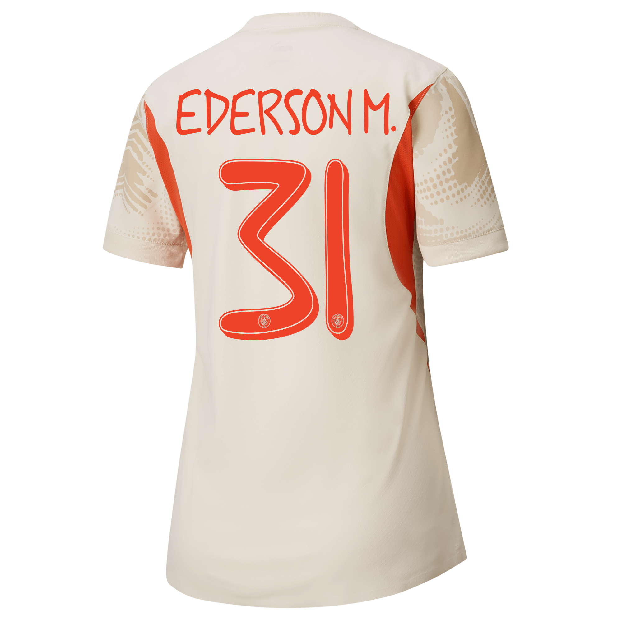 womens manchester city goalkeeper jersey white-mancity 202425 with ederson m. 31 printing | Offizieller Manchester City Store