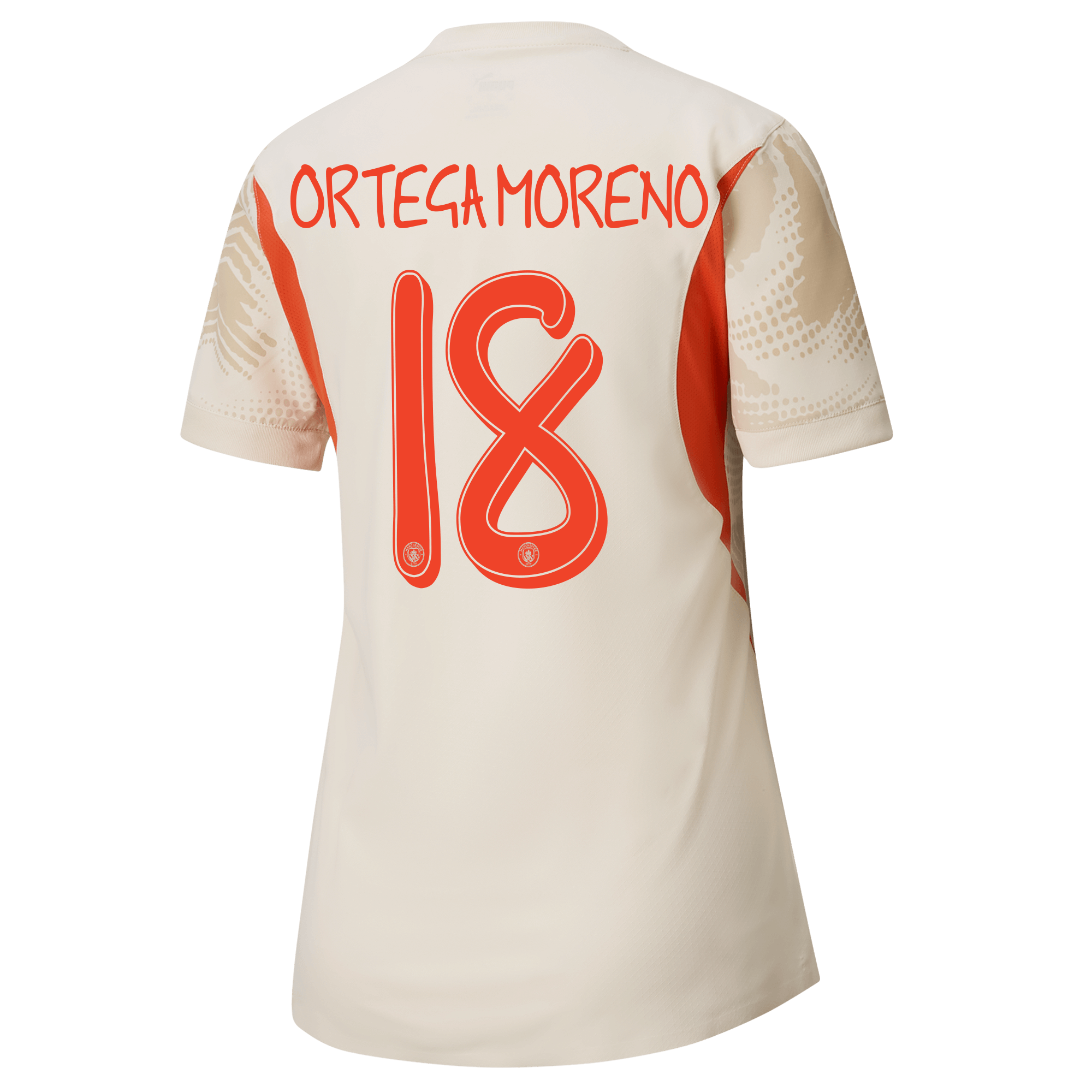 womens manchester city goalkeeper jersey white-mancity 202425 with ortega moreno 18 printing | Offizieller Manchester City Store