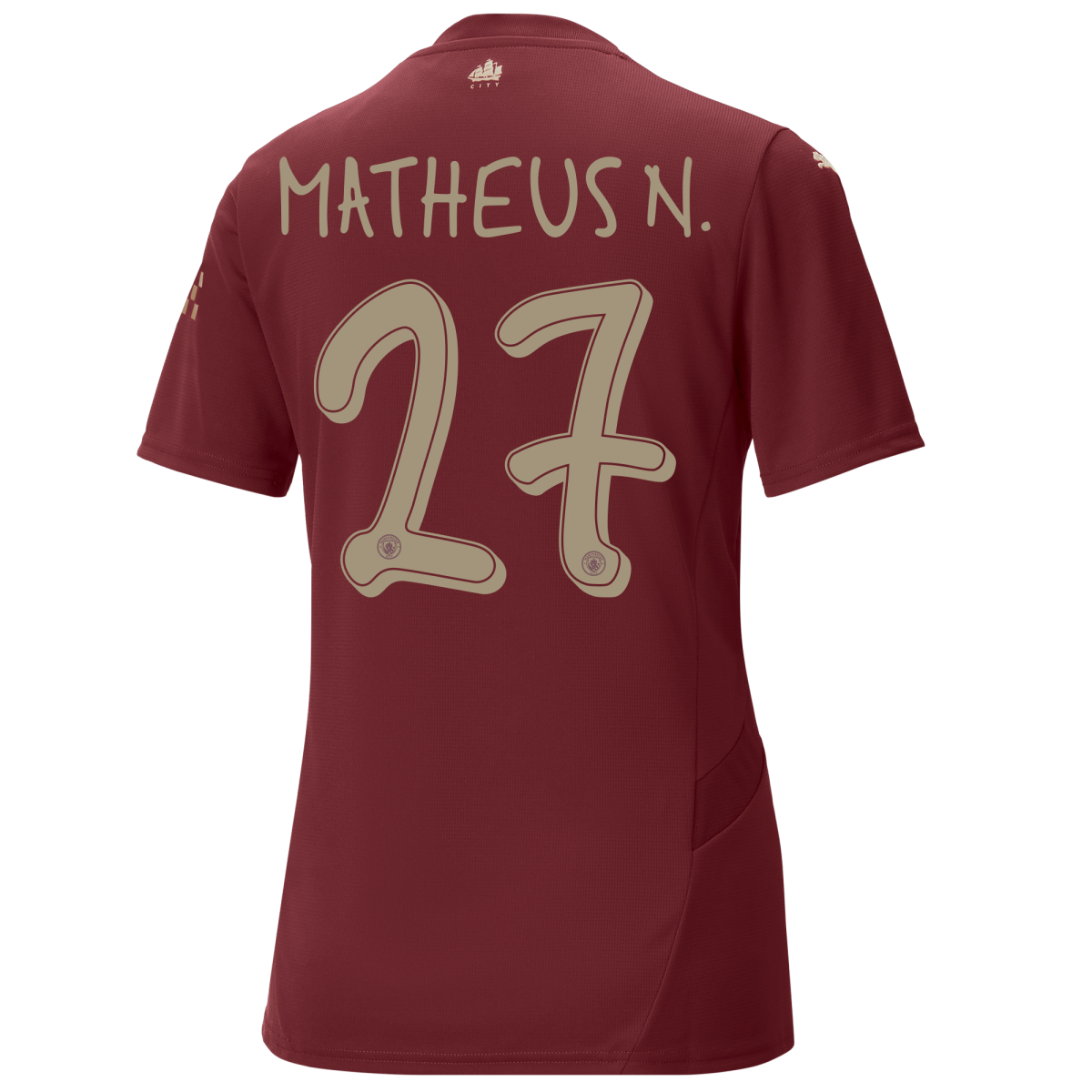 womens manchester city third jersey 202425 with matheus n. 27 printing | Offizieller Manchester City Store